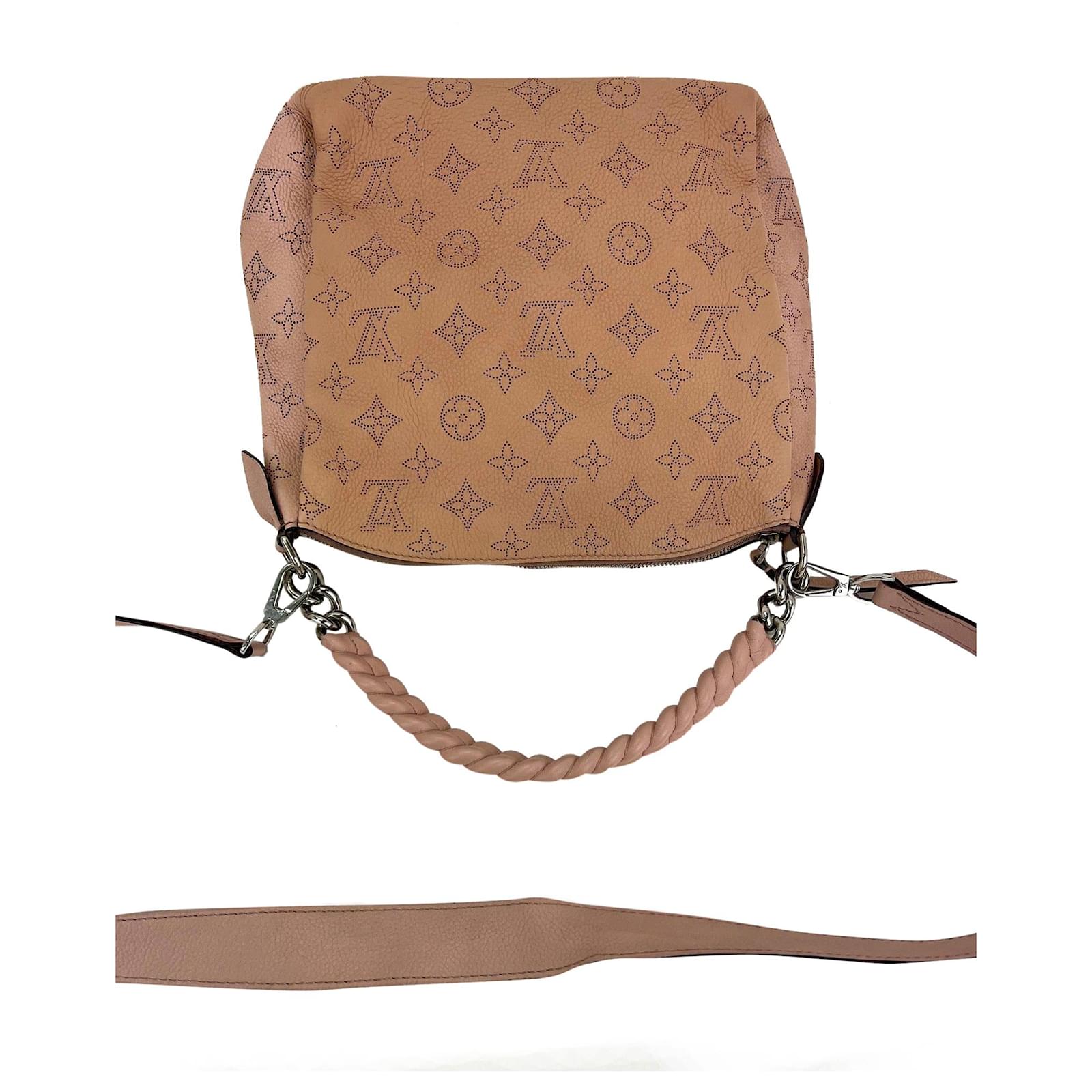 Louis Vuitton Hand Bag Babylone Mahina Chain BB Magnolia Pink Shoulder Bag  Preowned Leather ref.673911 - Joli Closet