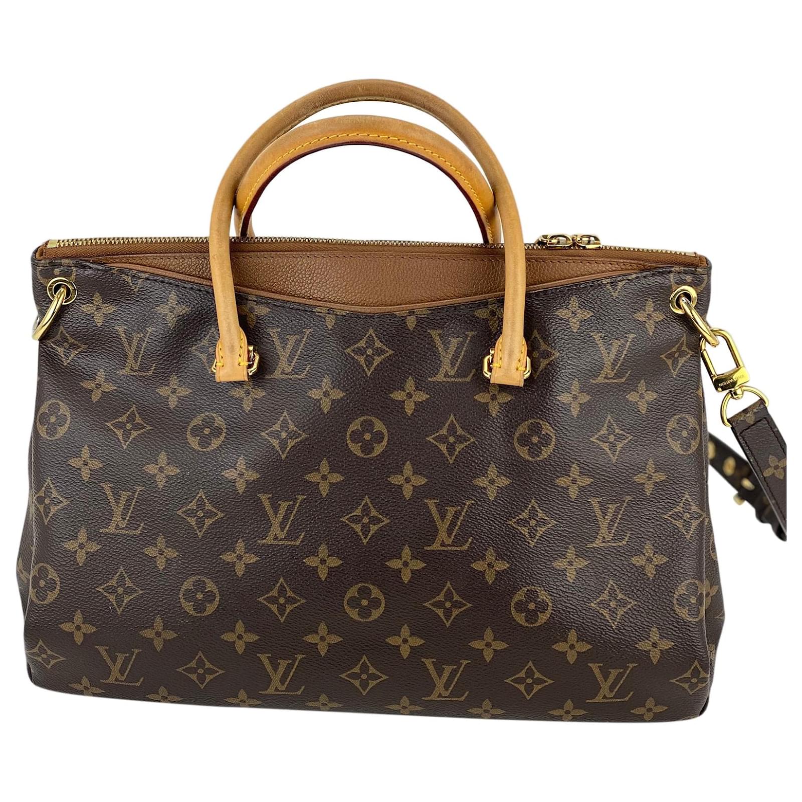 Pallas bag in brown monogram canvas Louis Vuitton - Second Hand