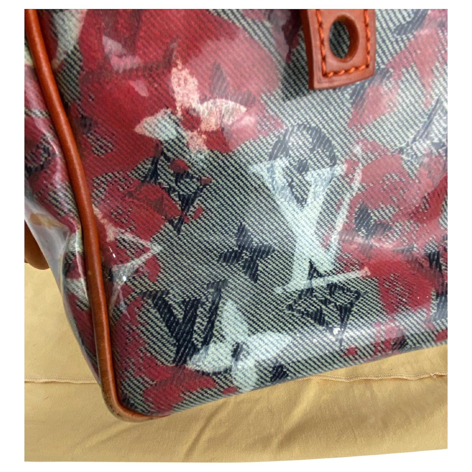 LOUIS VUITTON Limited Edition Richard Prince Pink Denim Weekender PM P –  Debsluxurycloset