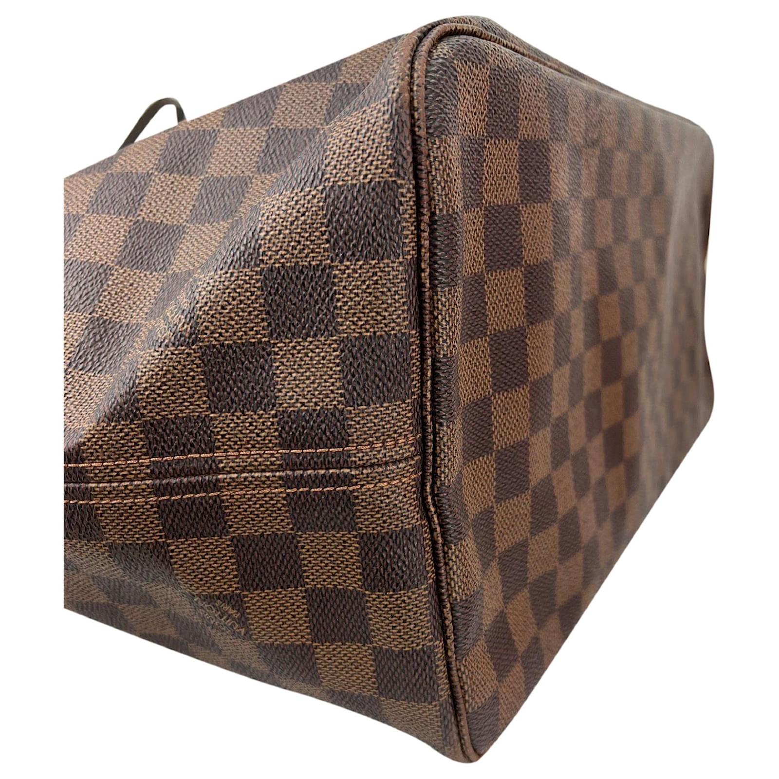 LOUIS VUITTON Neverfull GM Damier Ebene Canvas Shoulder Tote Bag N41357  Preowned Brown Cloth ref.674058 - Joli Closet