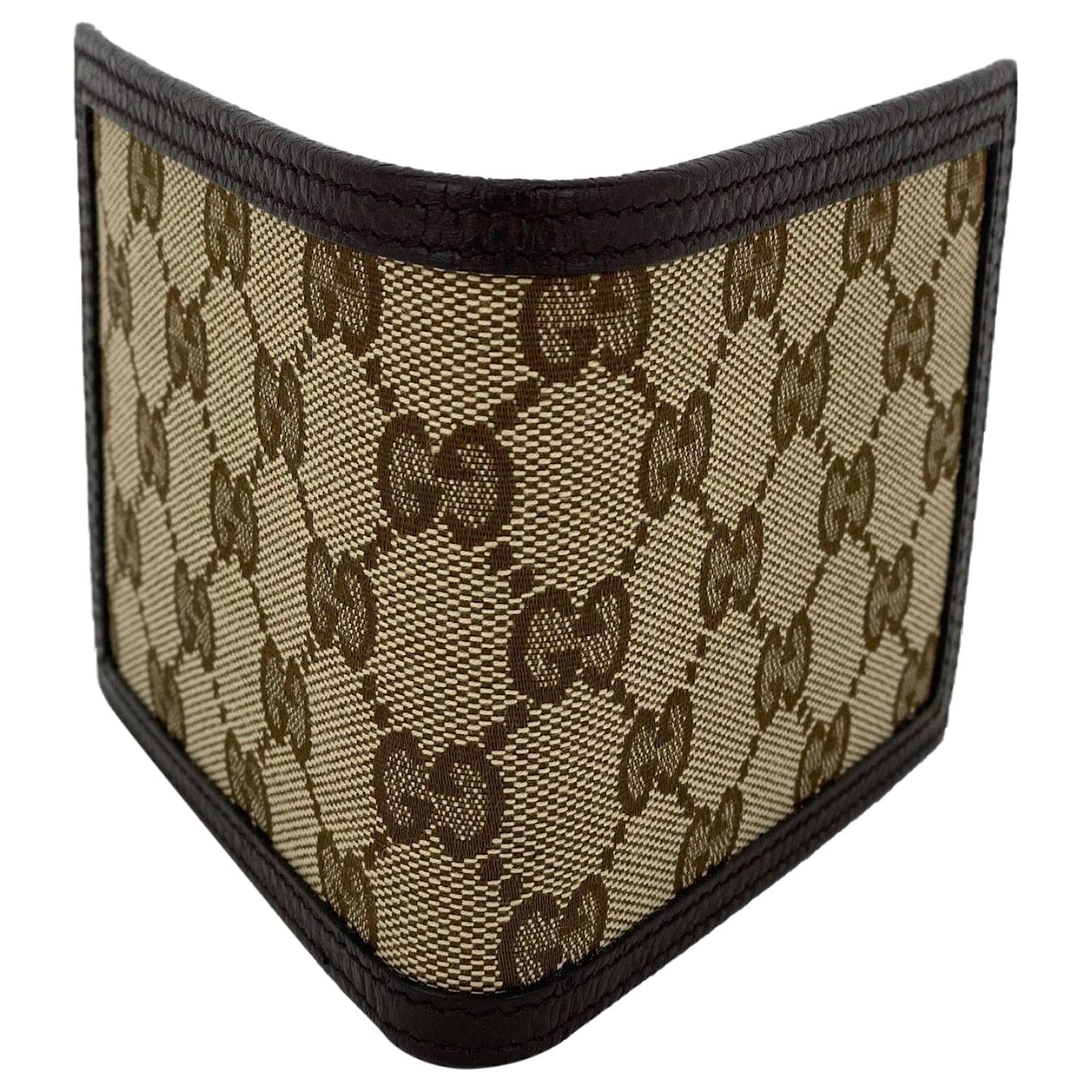 New Gucci Brown Microguccissima Leather Bi-Fold Men's Wallet 260987