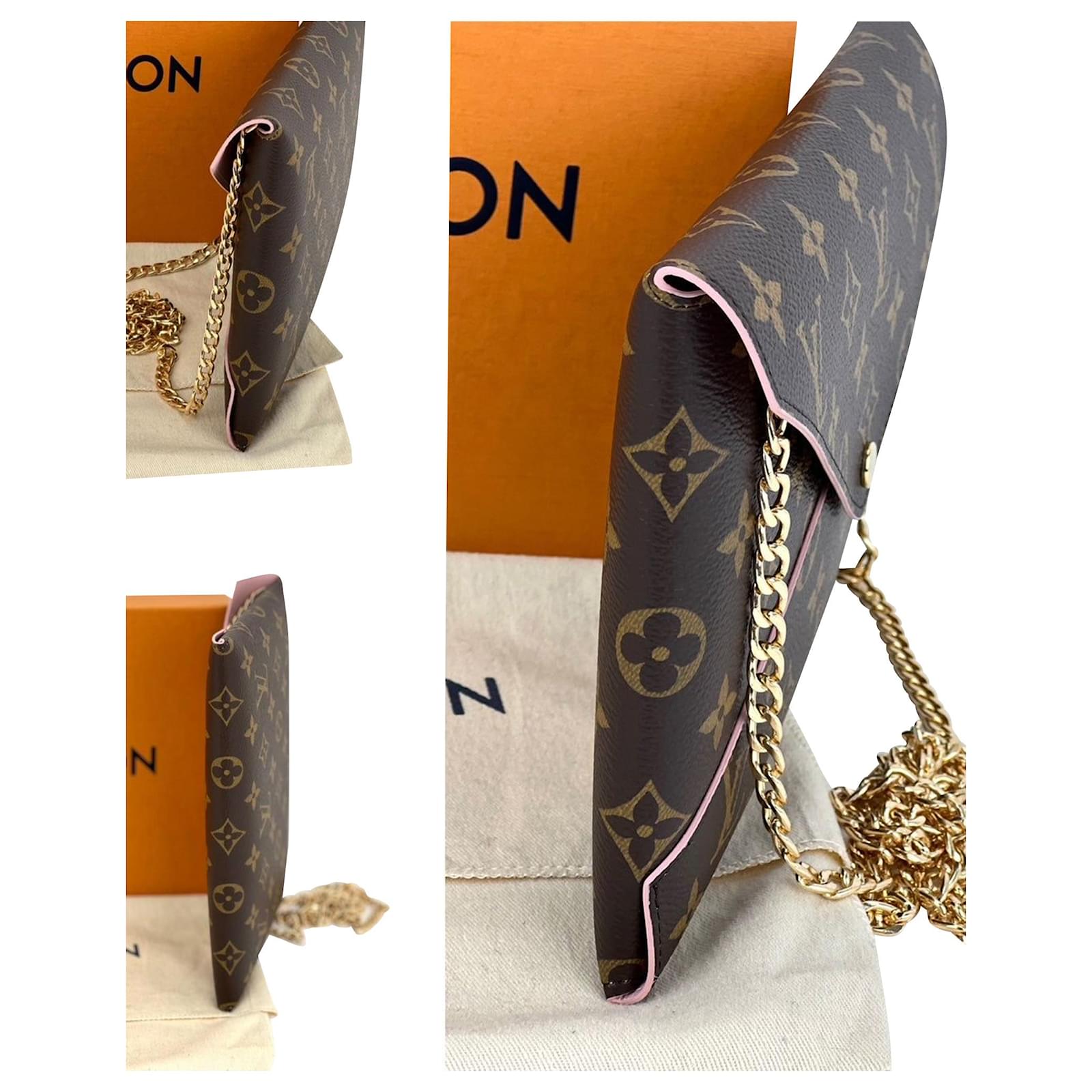 Louis Vuitton Kirigami Monogram Pochette Clutch Bag Chain Insert