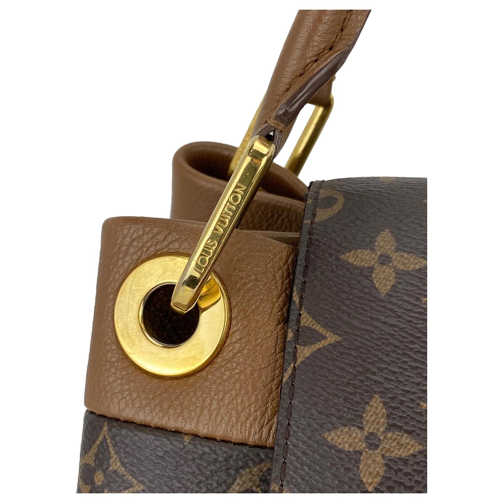 Louis Vuitton Camel Olympe Monogram Canvas Leather Hand Shoulder Bag