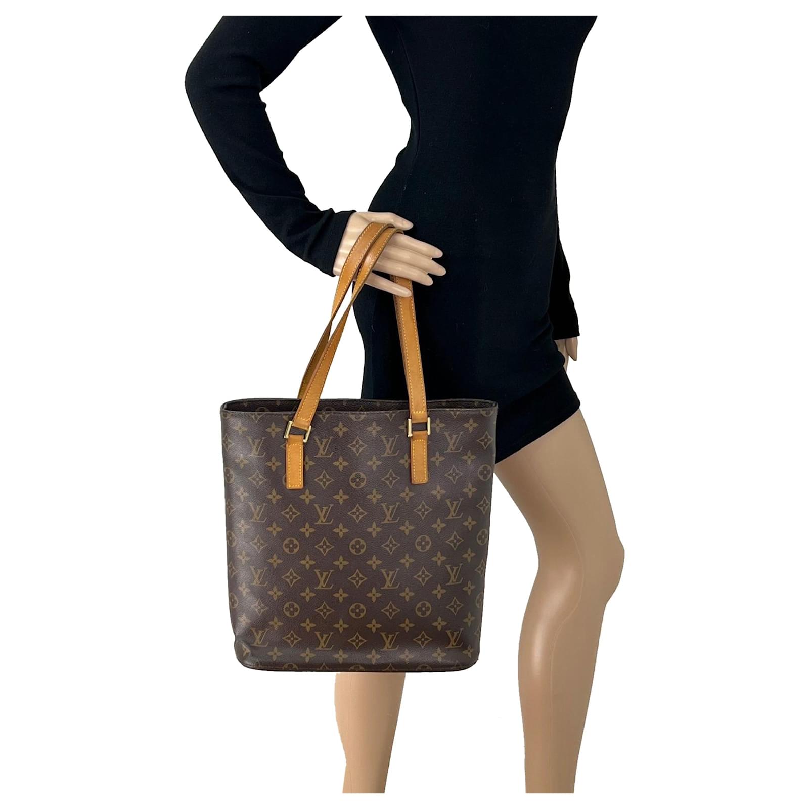 100% Auth Louis Vuitton Monogram Canvas Vavin GM Shoulder Tote Bag