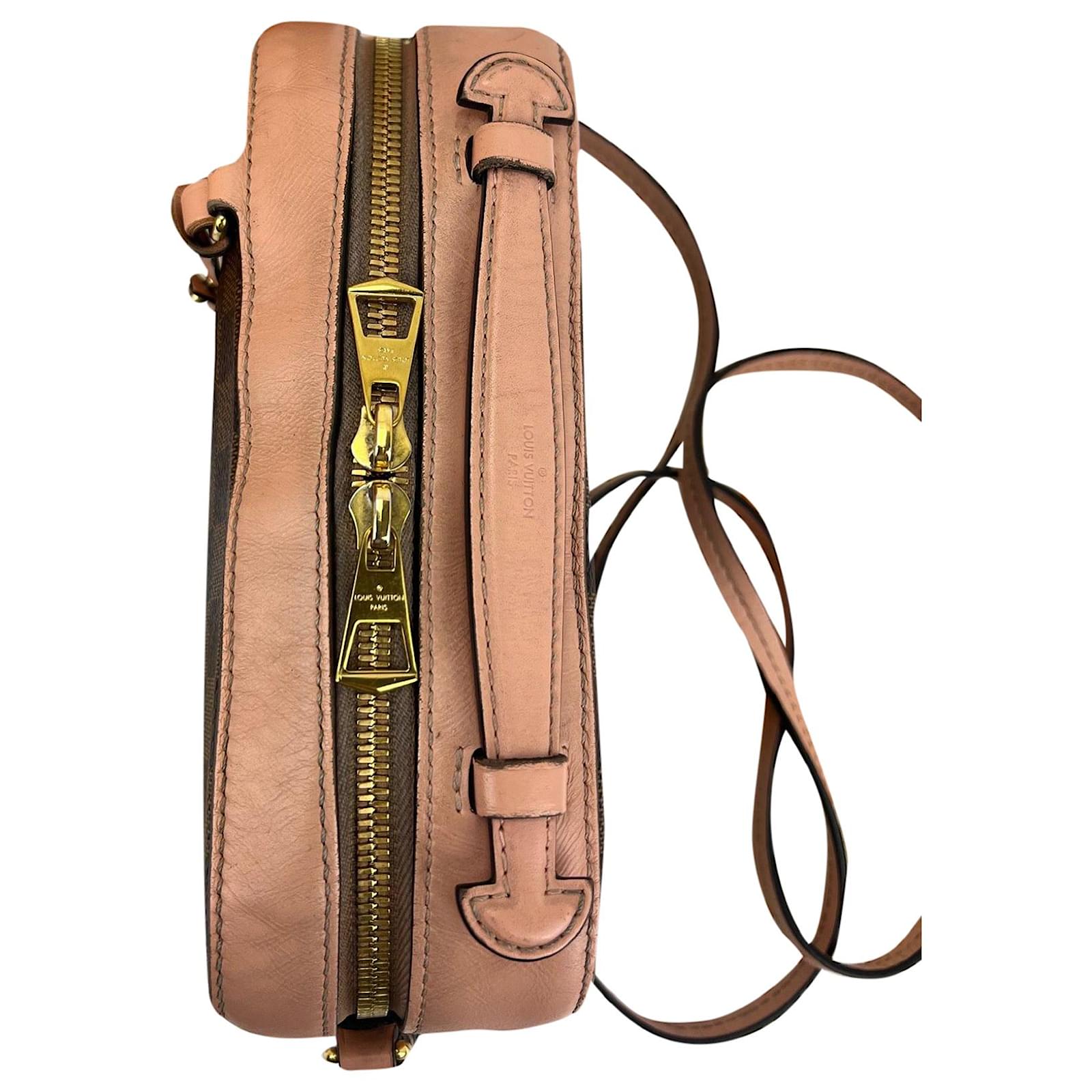 Louis Vuitton Louis Vuitton Crossbody Santa Monica Damier Ebene Pink  Leather Bag N40179 Preowned on SALE