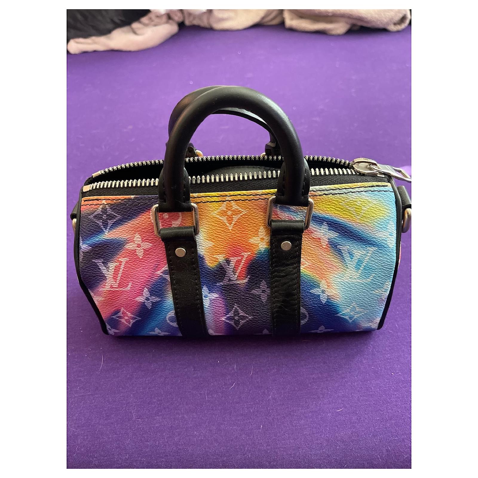 Pre-owned Louis Vuitton Keepall Xs Sunset Monogram Multicolor