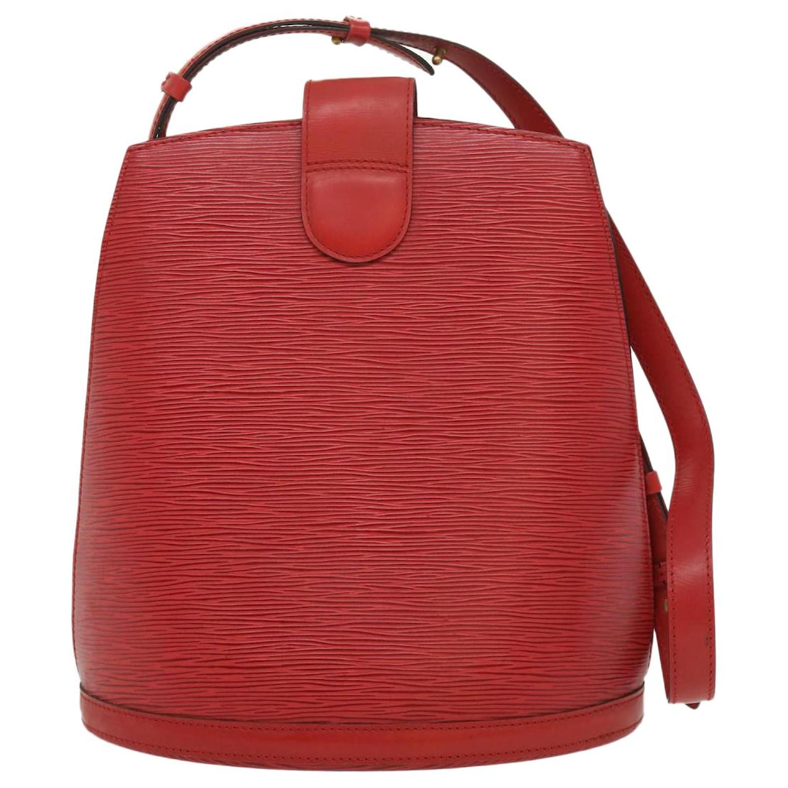 Louis Vuitton Shoulder Bag Cluny M52257 Epi Leather Red France