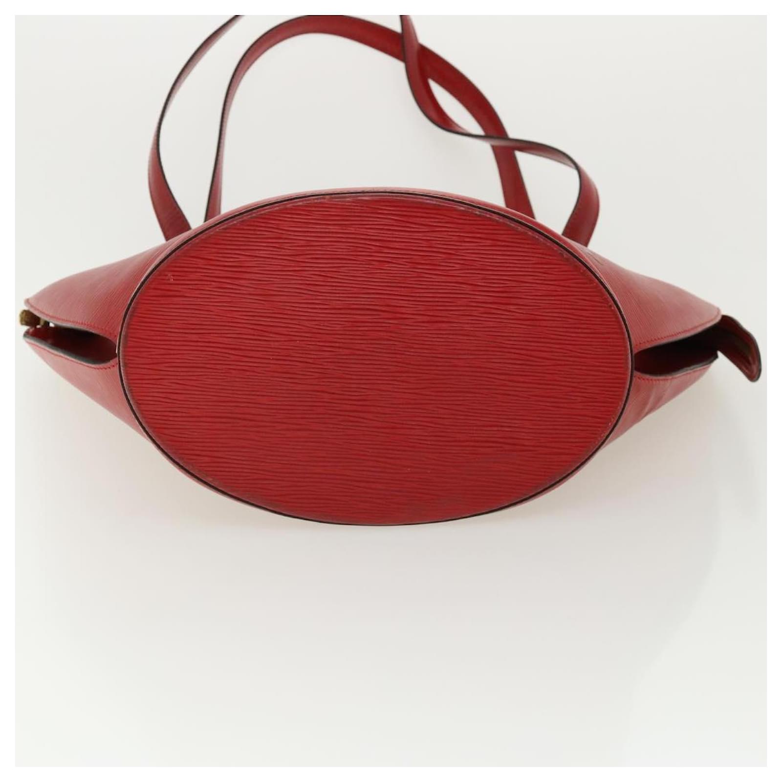 Louis Vuitton Saint Jacques PM Red Epi Handbag