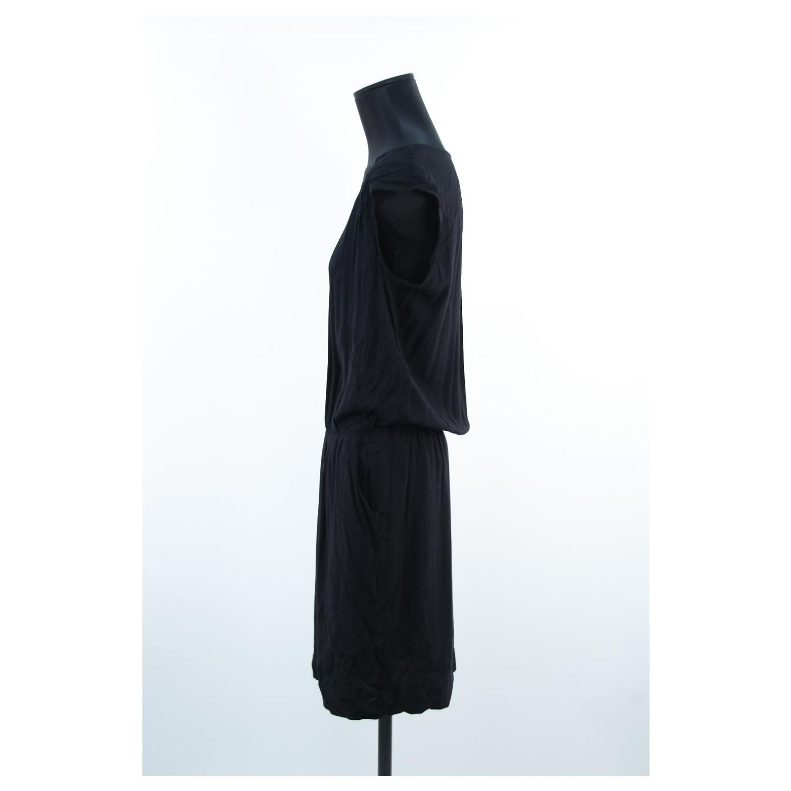 Robe Noire Pablo By Gerard Darel - Taille 38 (ML), Style Moulant Et élégant, Neuve Avec étiquettes