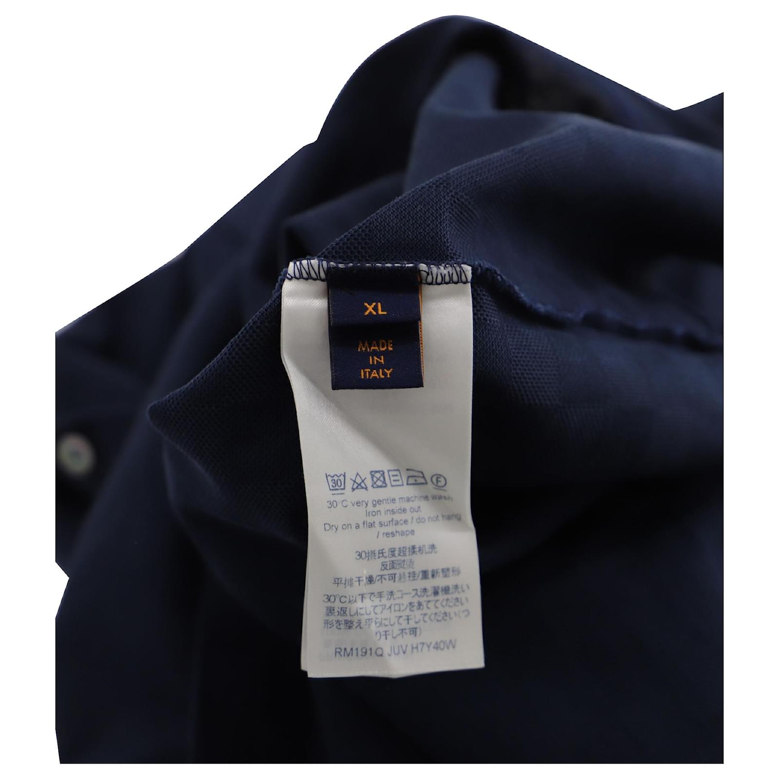 Tee-shirt Half Damier À Poche Luxe - Bleu Foncé - Taille : M - Homme - Louis  Vuitton ®