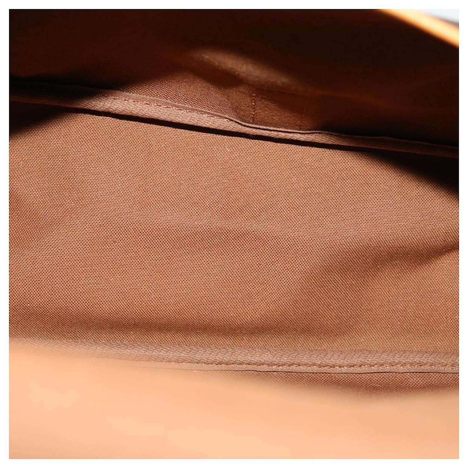 Louis Vuitton Saumur 35 Brown Cloth ref.710071 - Joli Closet