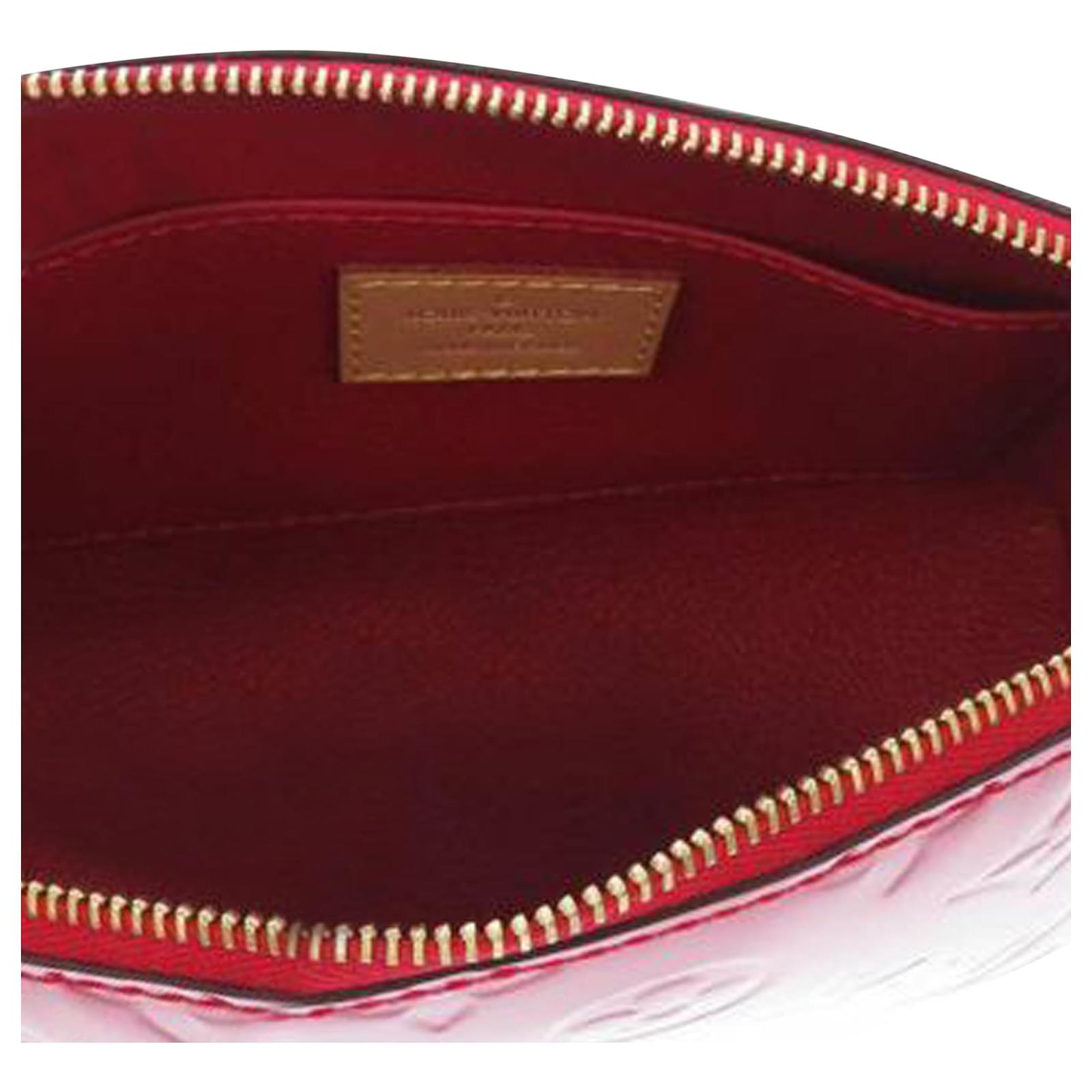 Louis Vuitton Trousse Cosmetic Pouch Monogram Vernis Red 563423