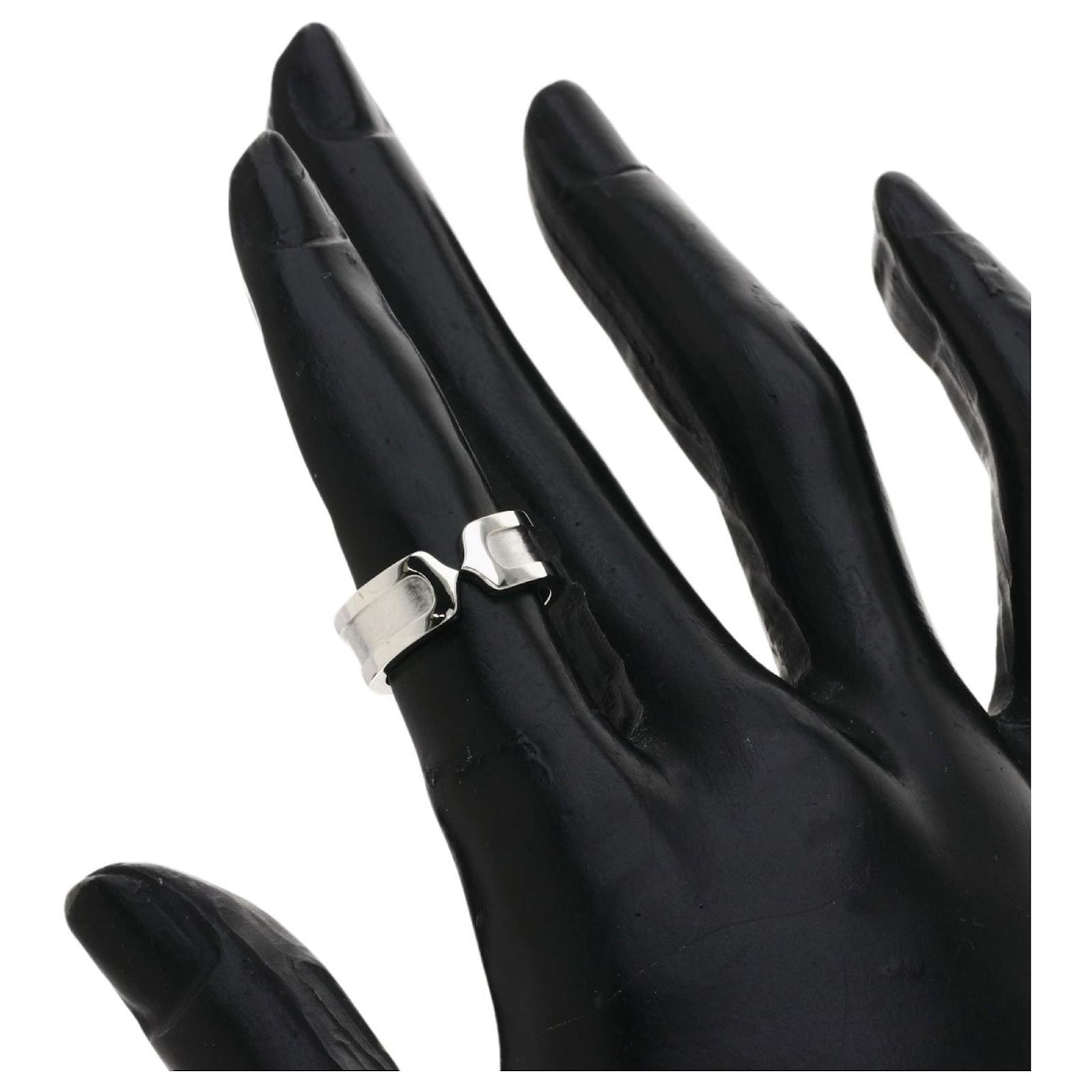 Cartier C2 Silvery White Gold Ref 676312 Joli Closet cartier-c2-silvery-white-gold-ref-676312-joli-closet