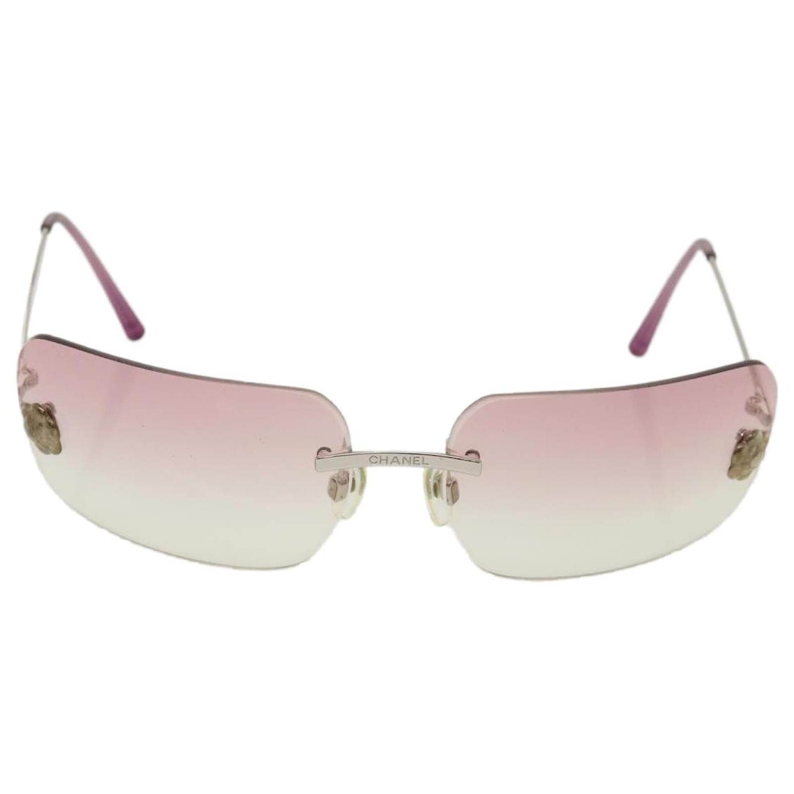 Chanel 4085 Sunglasses Pink CC Auth yk5124 Metal ref.676628 - Joli Closet