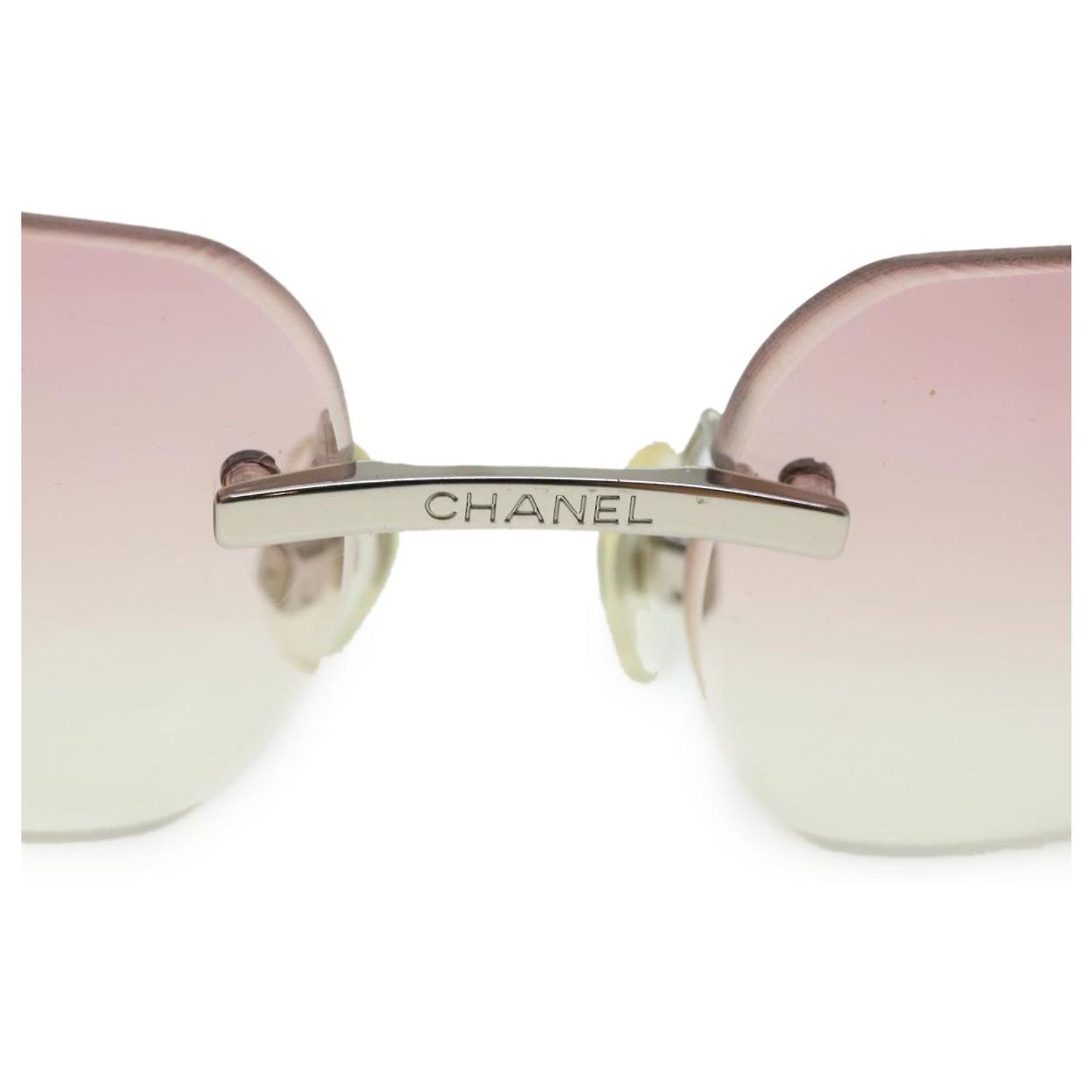 Chanel 4085 Sunglasses Pink CC Auth yk5124 Metal ref.676628 (Sold