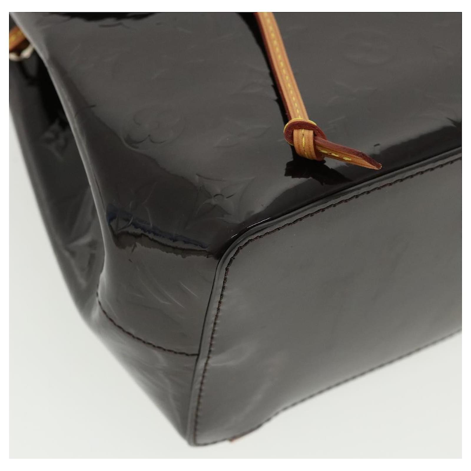 LOUIS VUITTON Monogram Vernis Hot spring Hand Bag Amarante M96053 LV Auth  lt637a Patent leather ref.676635 - Joli Closet