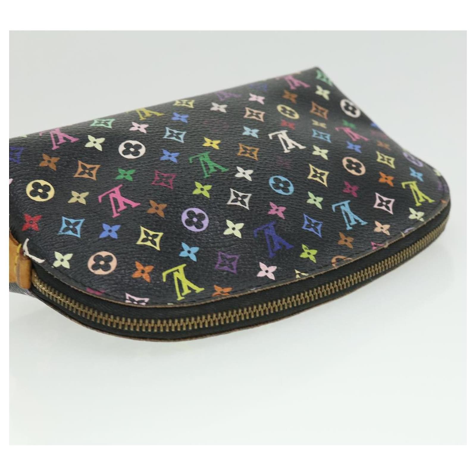 LOUIS VUITTON POCHETTE COSMETIC POUCH PURSE MULTI COLOR M47355