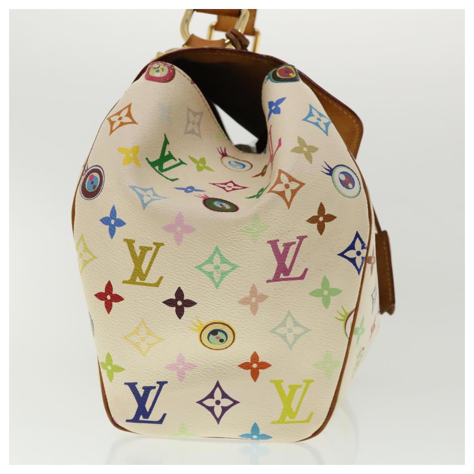 LOUIS VUITTON I love monogram Sac Retro GM Hand Bag White M92053 LV Auth  32058 Cloth ref.676890 - Joli Closet