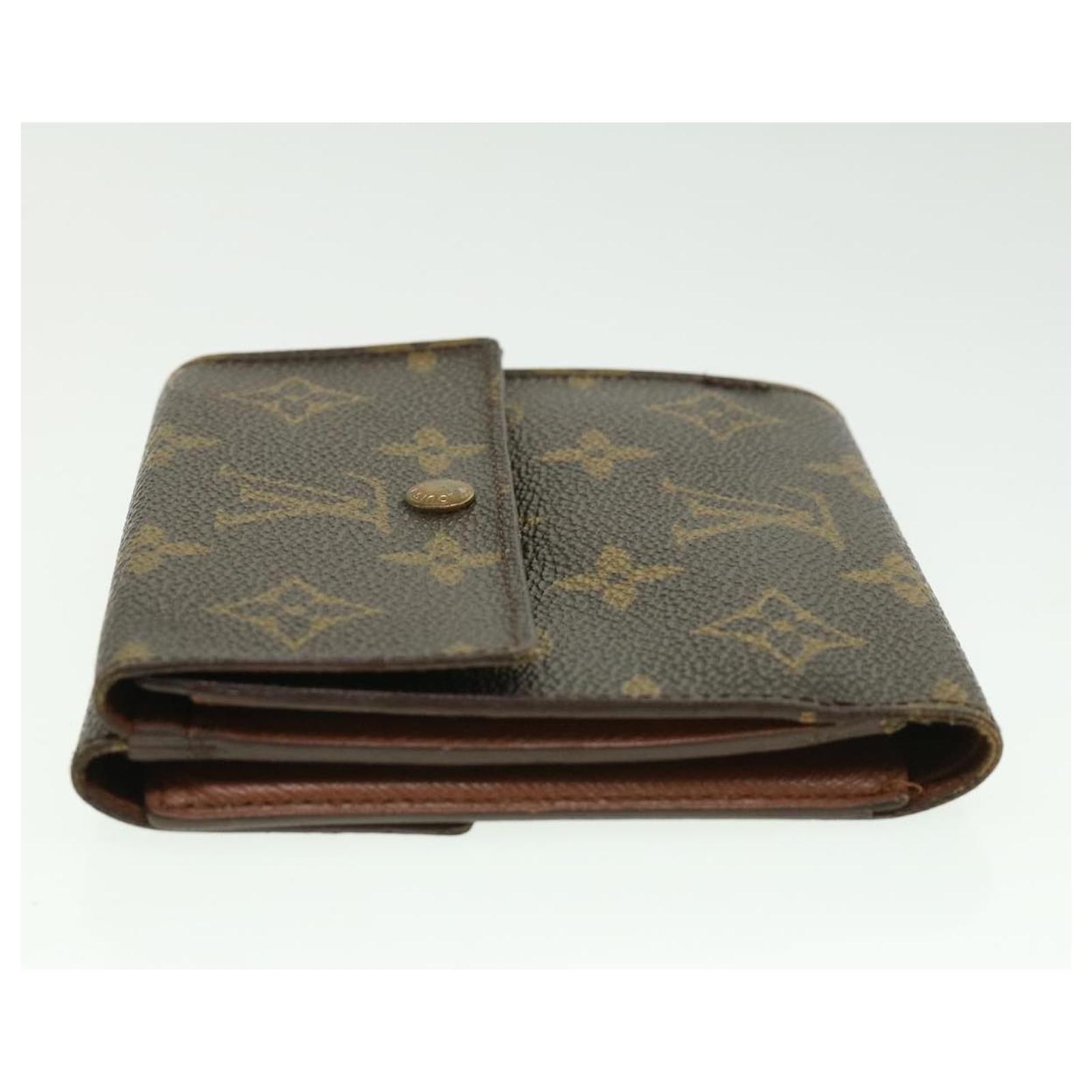 Louis Vuitton Wallet M61654 Portefeuille Elise Browns Monogram