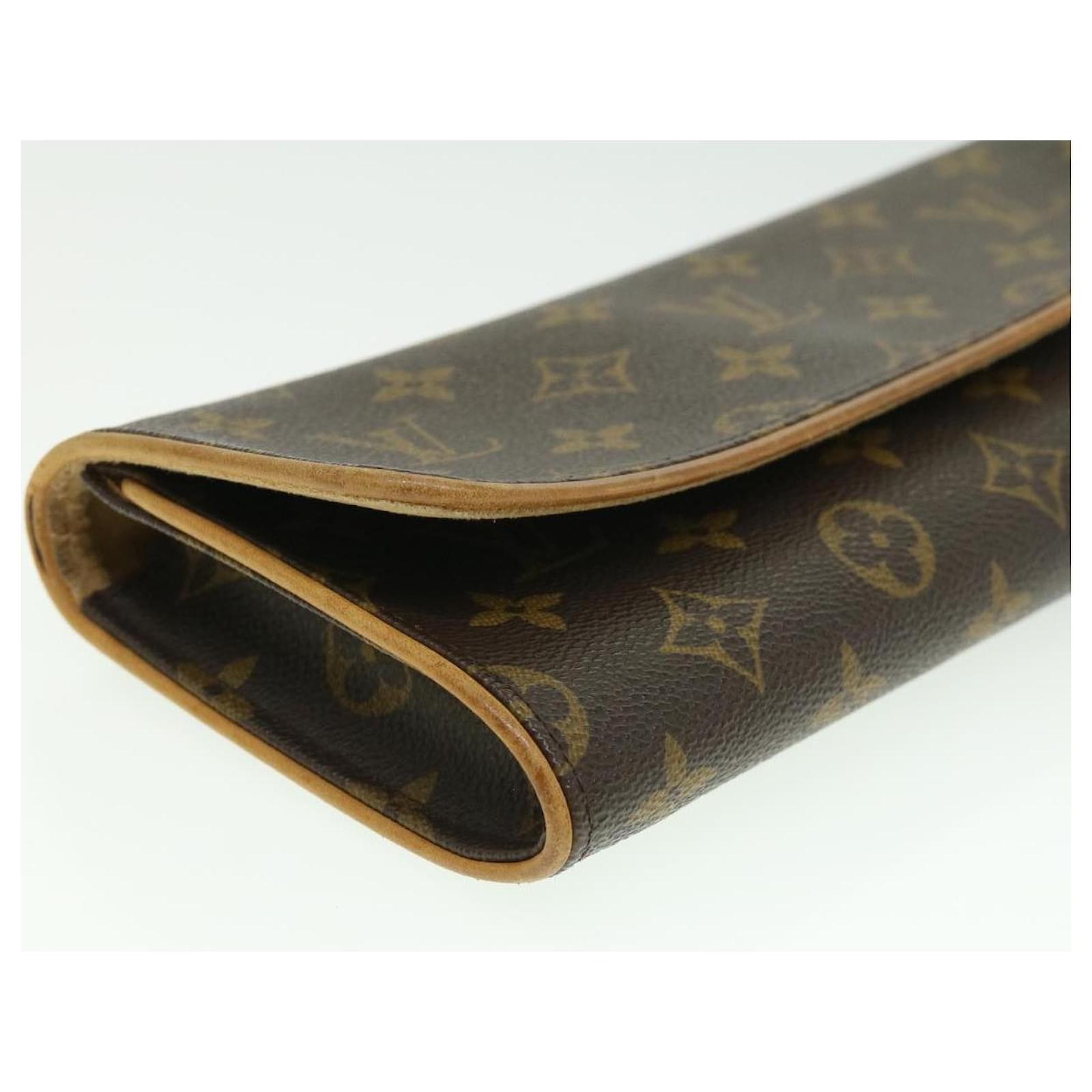 LOUIS VUITTON Monogram Pochette Twin GM Shoulder Bag M51852 LV Auth rd4742