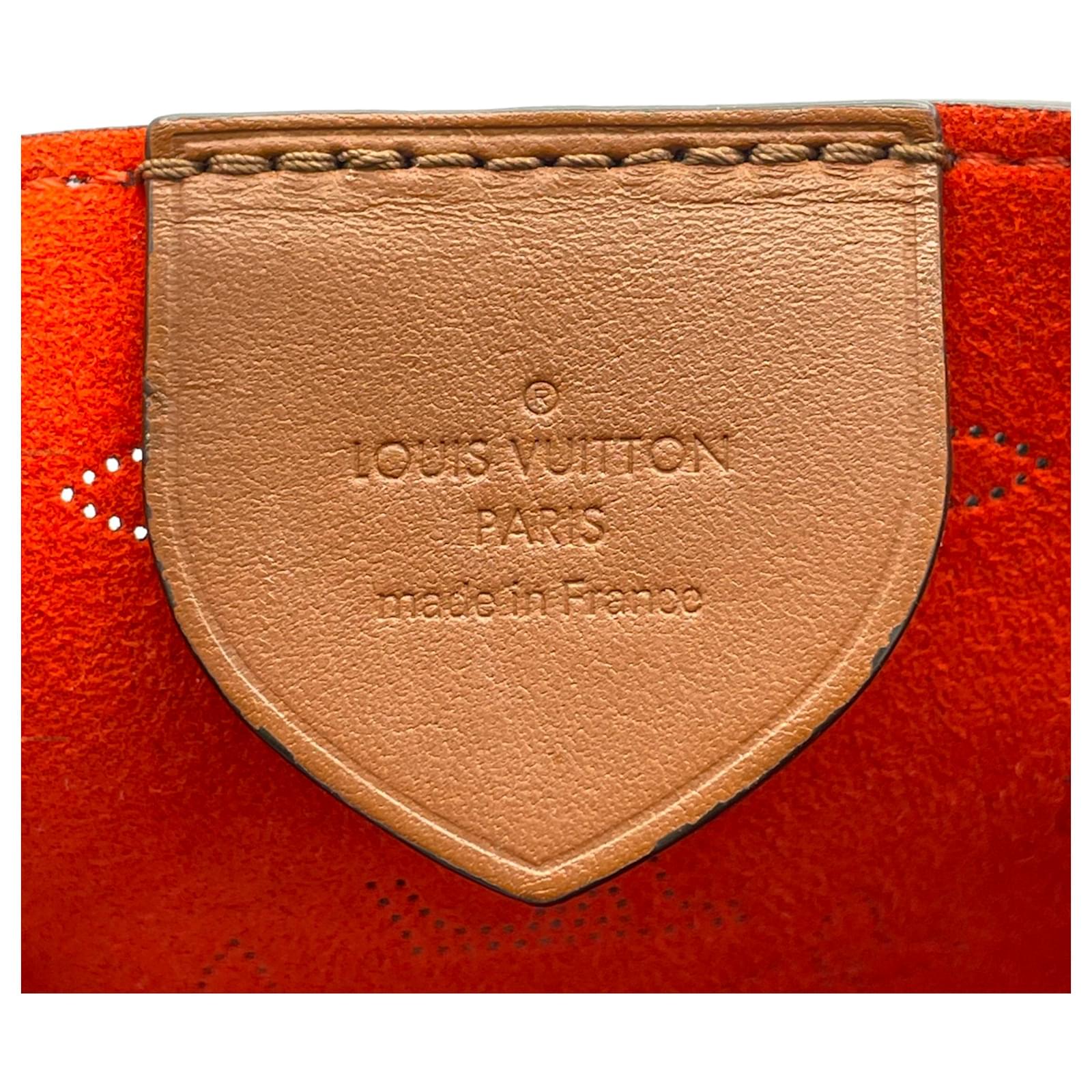 Louis Vuitton Brown Monogram Mahina Girolata Beige Leather Pony-style  calfskin ref.994141 - Joli Closet