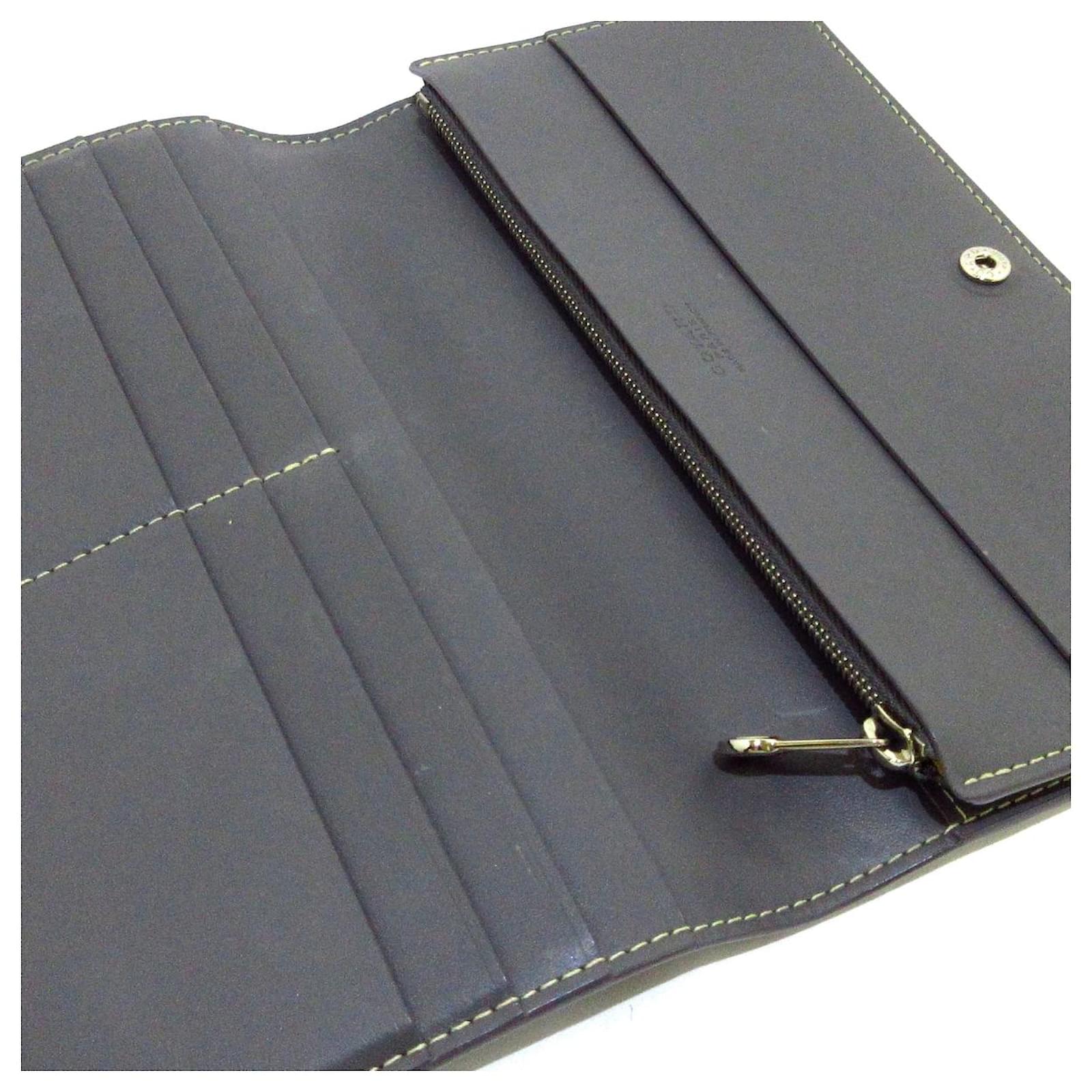 Goyard Grey Chevron Coated Canvas/Leather Grenadines Shoulder Bag Cloth  ref.789806 - Joli Closet