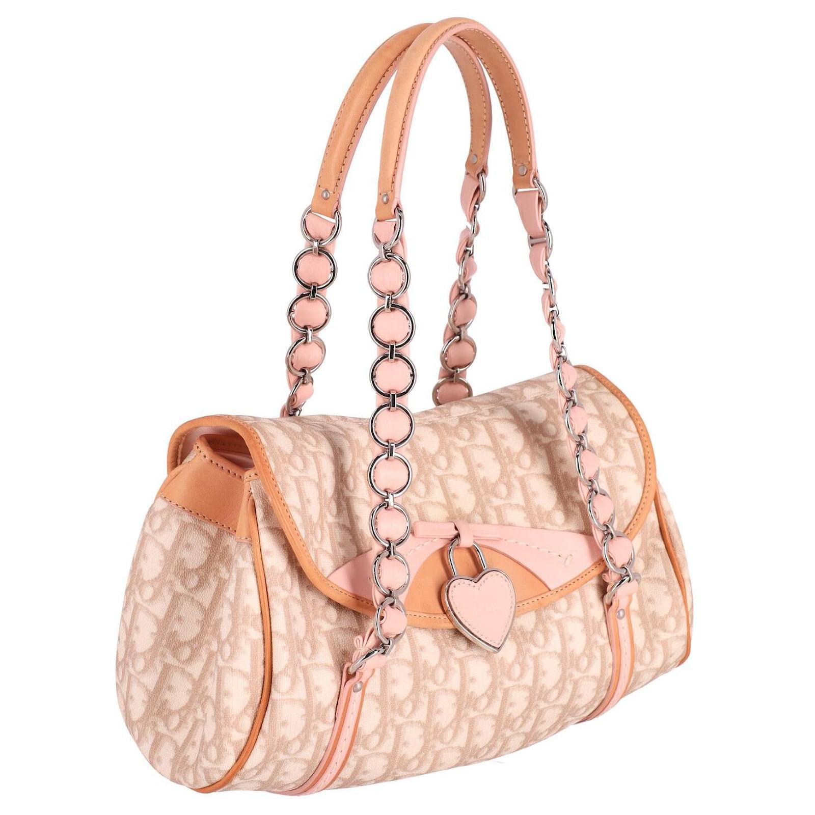 Christian Dior Pink Floral Trotter Oblique Crossbody Bag! - New Neu Glamour