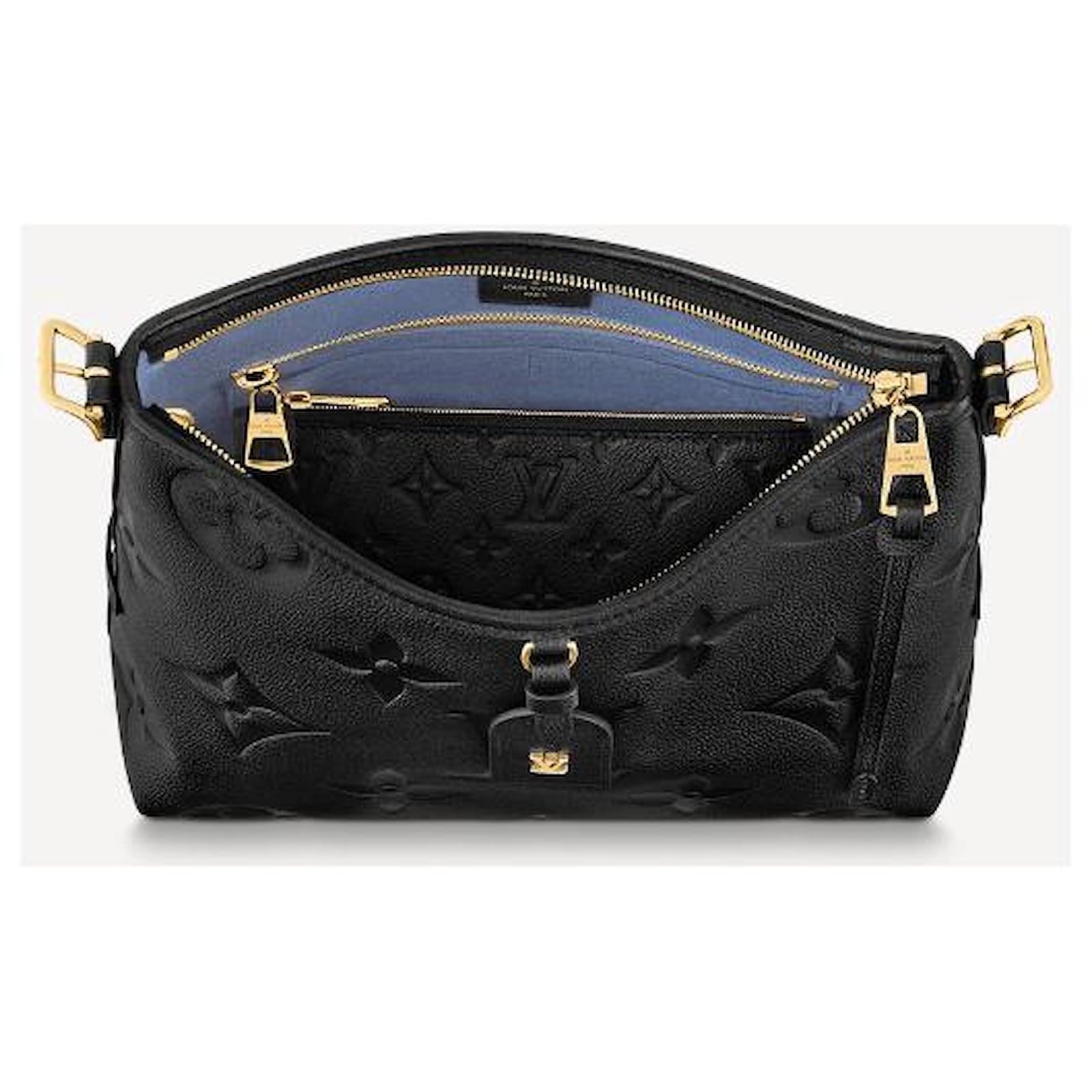 Handbags Louis Vuitton LV Carryall PM Black Leather