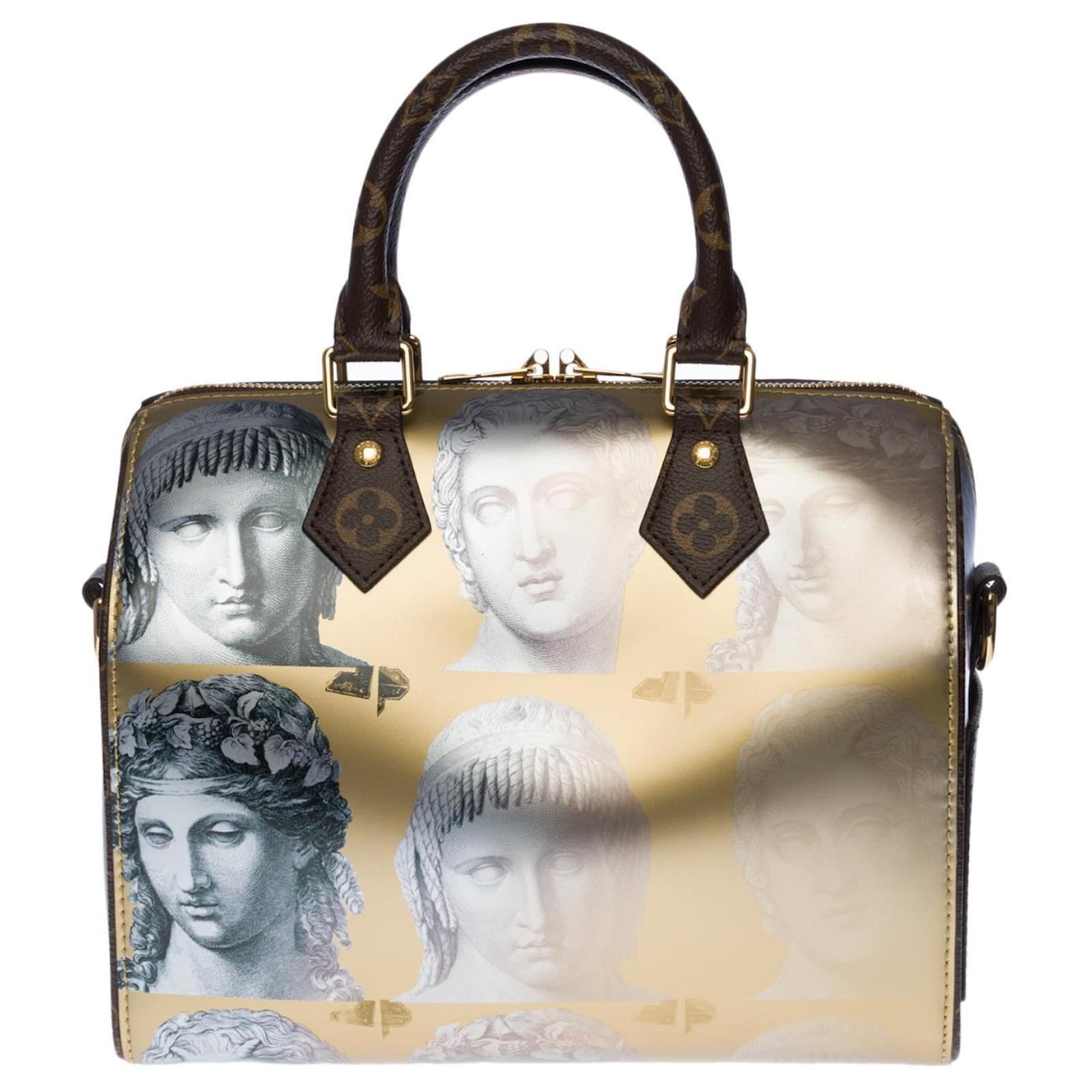 Louis Vuitton X Fornasetti Calfskin Fornasetti Speedy Bandouliere