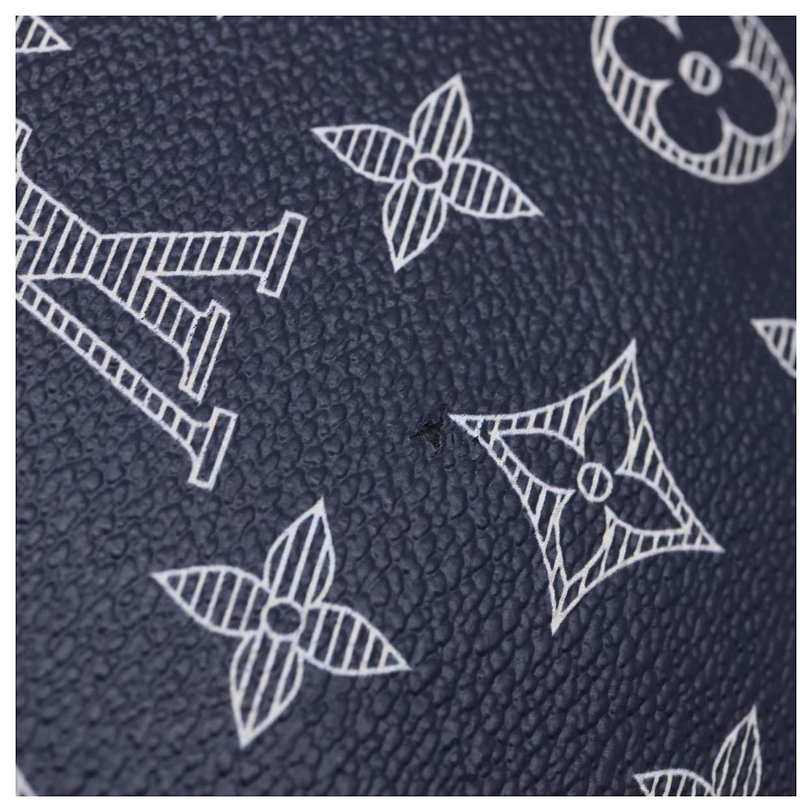 Louis Vuitton Keepall Bandouliere Monogram Upside Down Ink 50 Navy