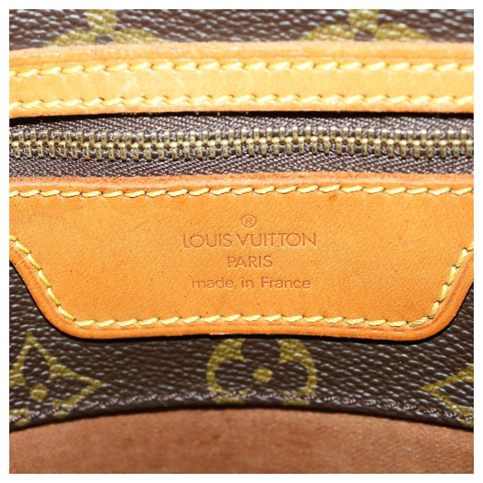 LOUIS VUITTON Monogram Sac Shopping Tote Bag M51108 LV Auth ki872