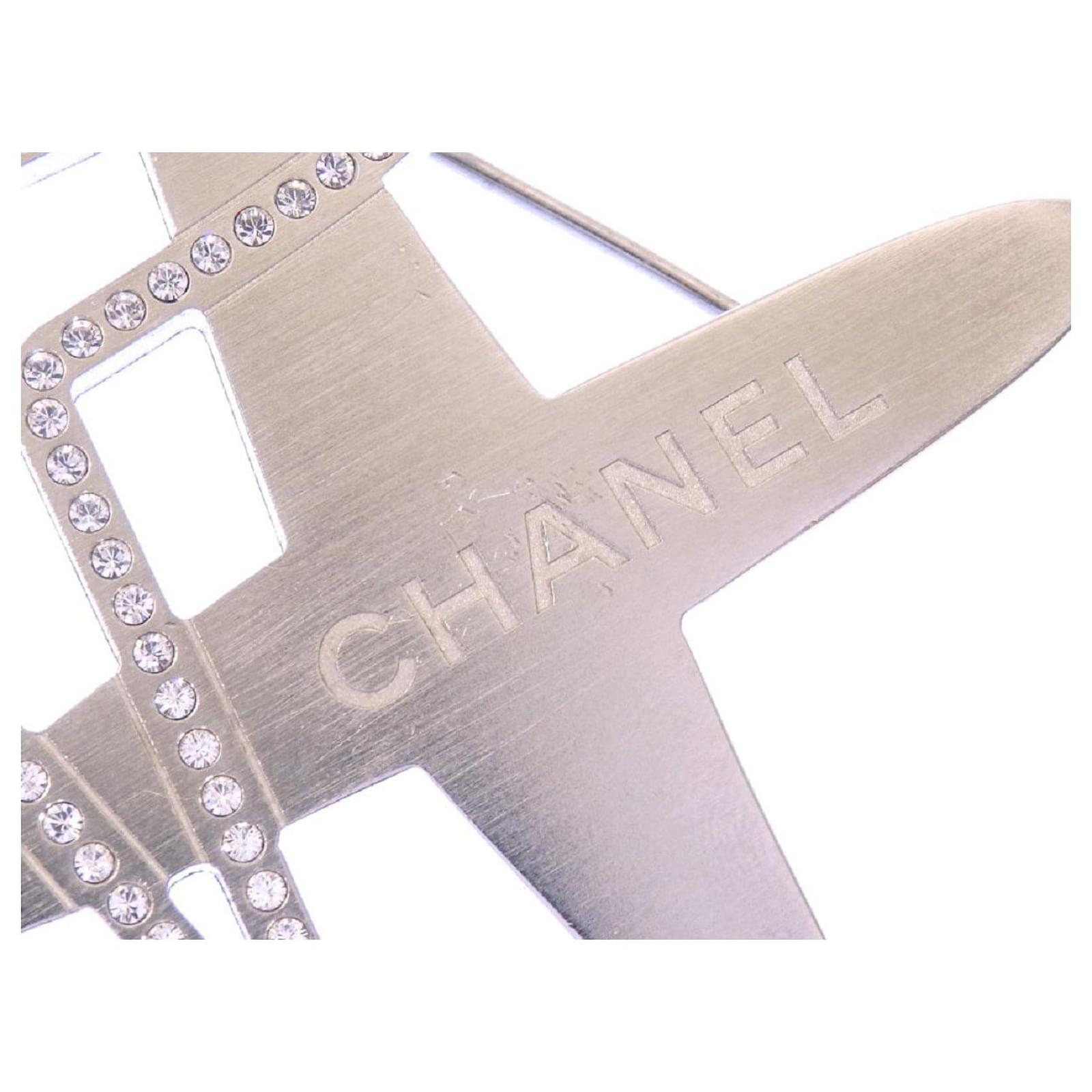 Other jewelry *Chanel Airplane Brooch Ladies GP Airplane Silvery   - Joli Closet