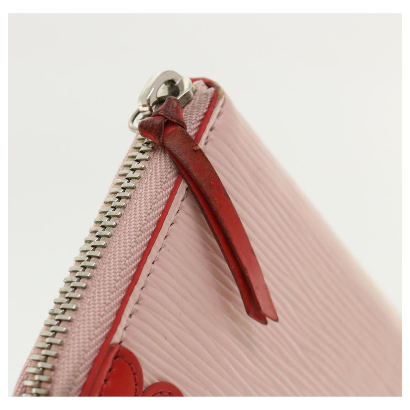 Louis Vuitton Epi Blooming Corners Clemence Wallet M62967 Rose