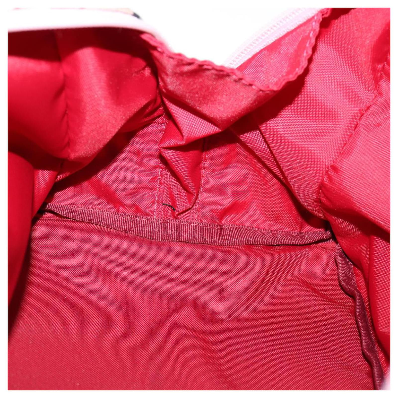 BURBERRY Blue Label Nova Check Hand Bag Nylon Pink Auth tb156 ref.680095 -  Joli Closet