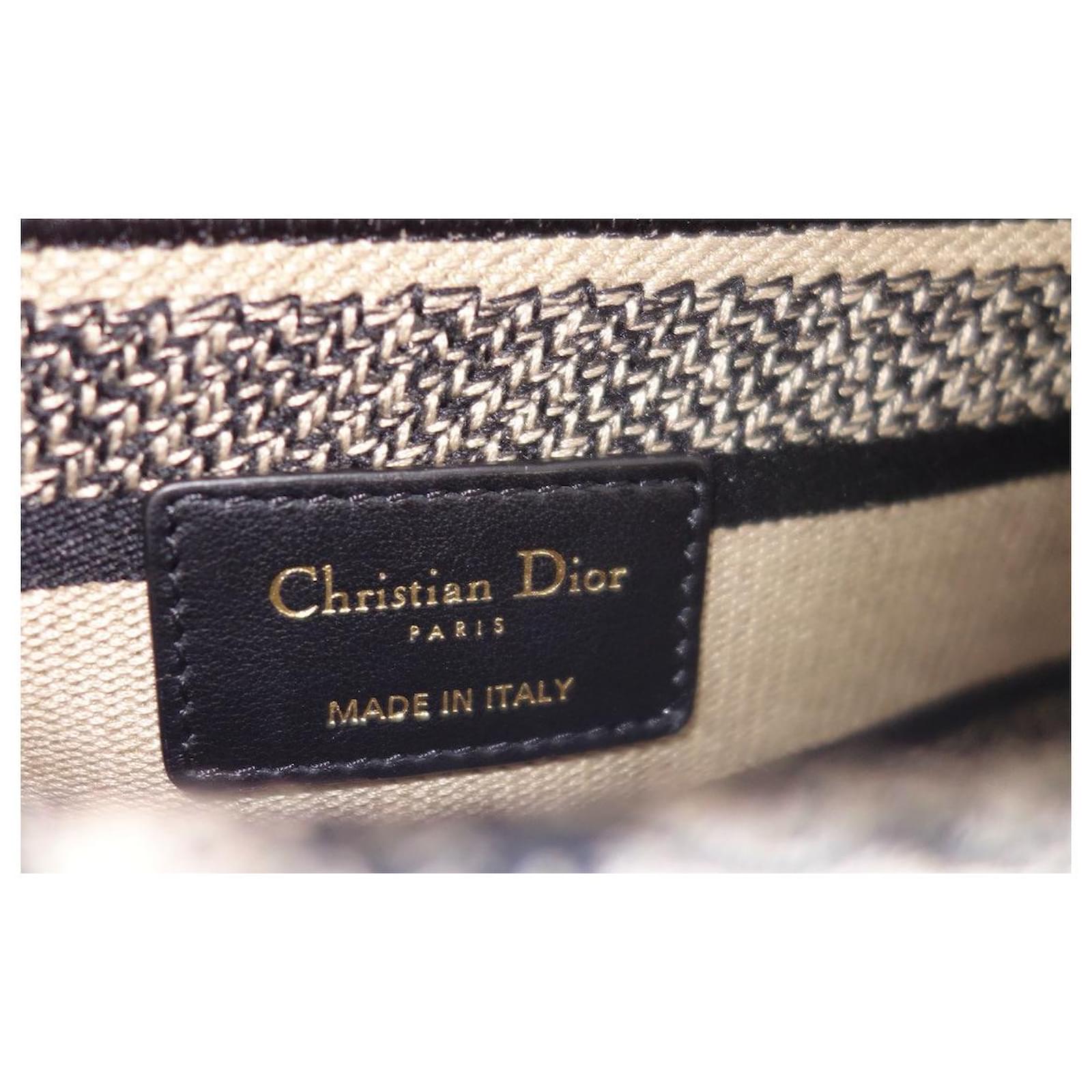 Lady Dior D'Lite Jouy canvas bag Brown Cloth ref.680248 - Joli Closet