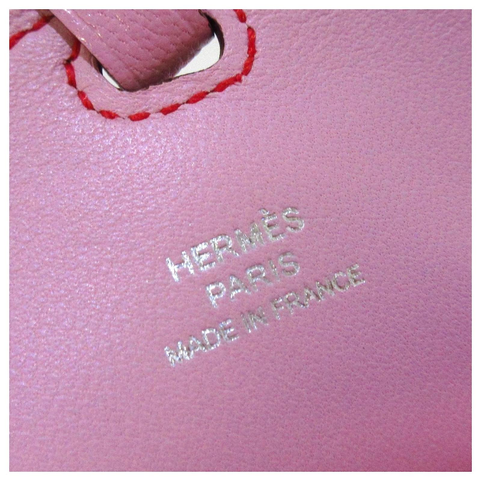 Hermes In-The-Loop To Go Pouch Leather Pink 2123473