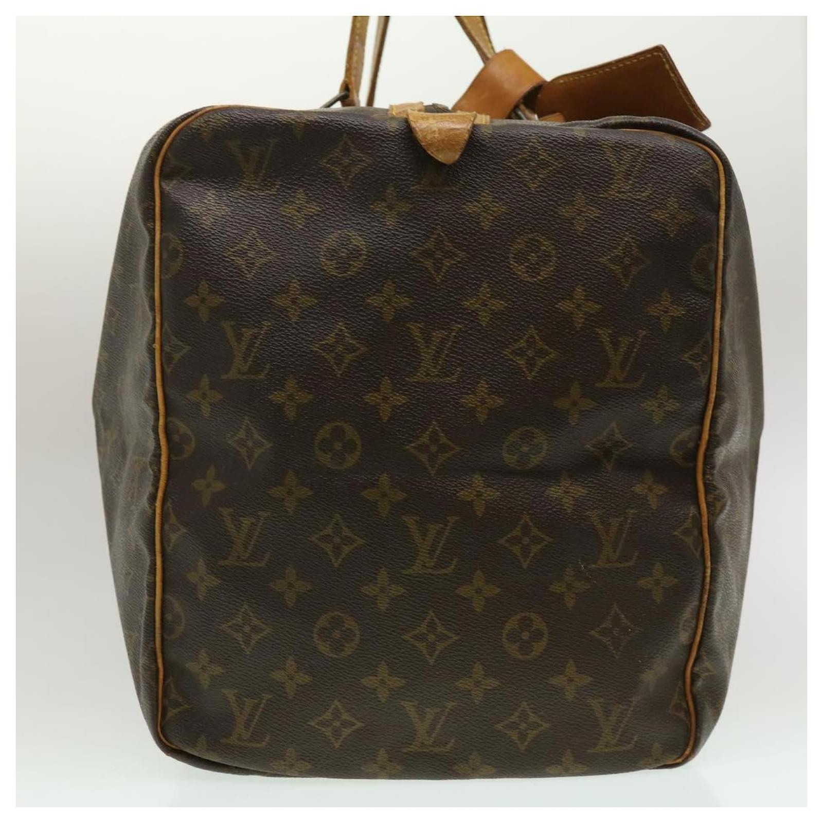 LOUIS VUITTON Monogram Sac Souple 55 Boston Bag