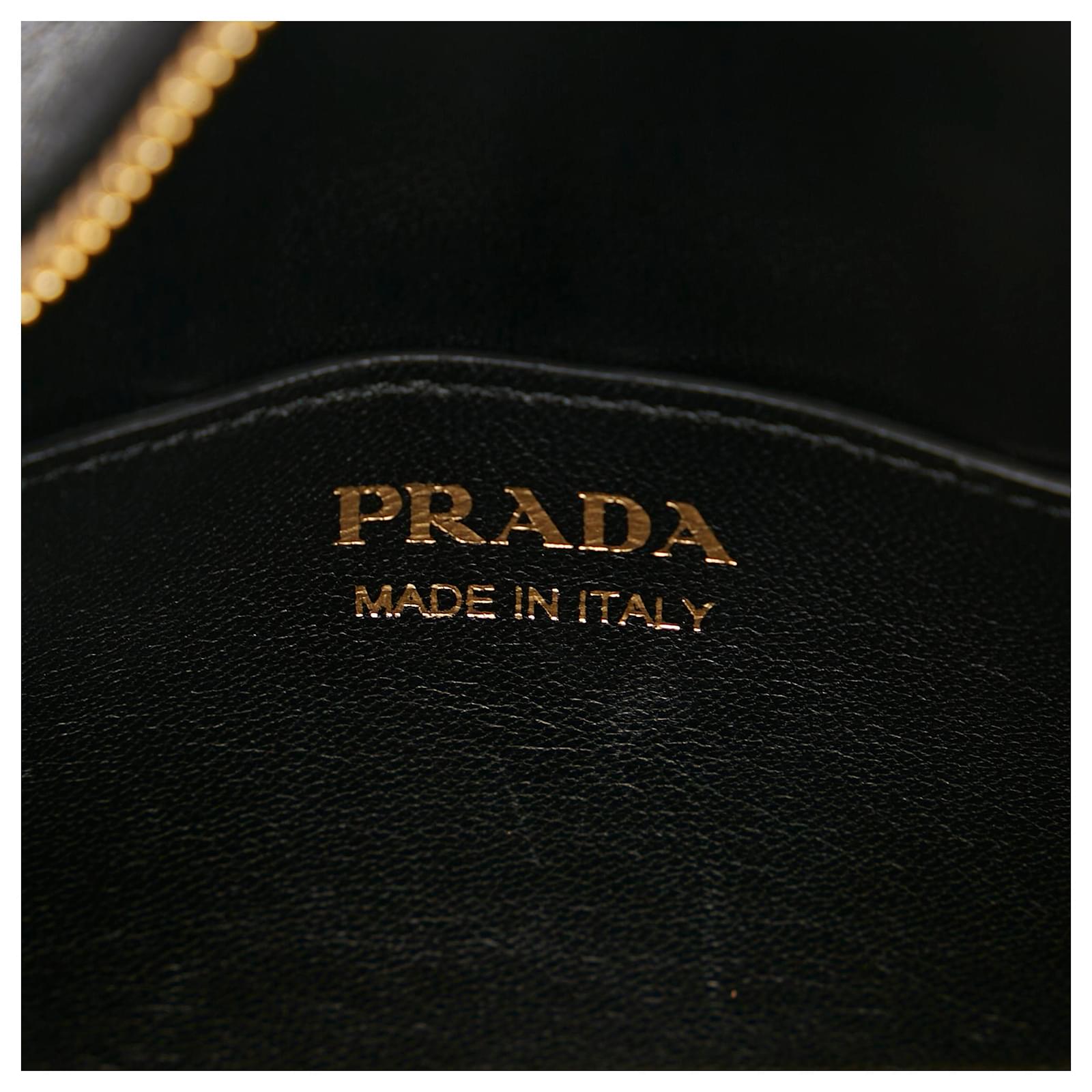 Prada Brown Saffiano Esplanade Leather Pony-style calfskin ref.680962 -  Joli Closet