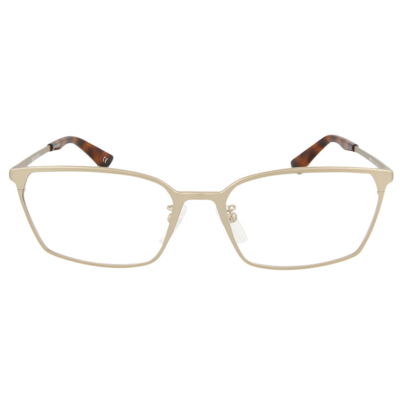 Occhiali Da Sole Vintage Oversize Donna - Montatura Metal Oro E Lenti Trasparenti - Stile Retro Anni 80/90 - KISS Eyewear