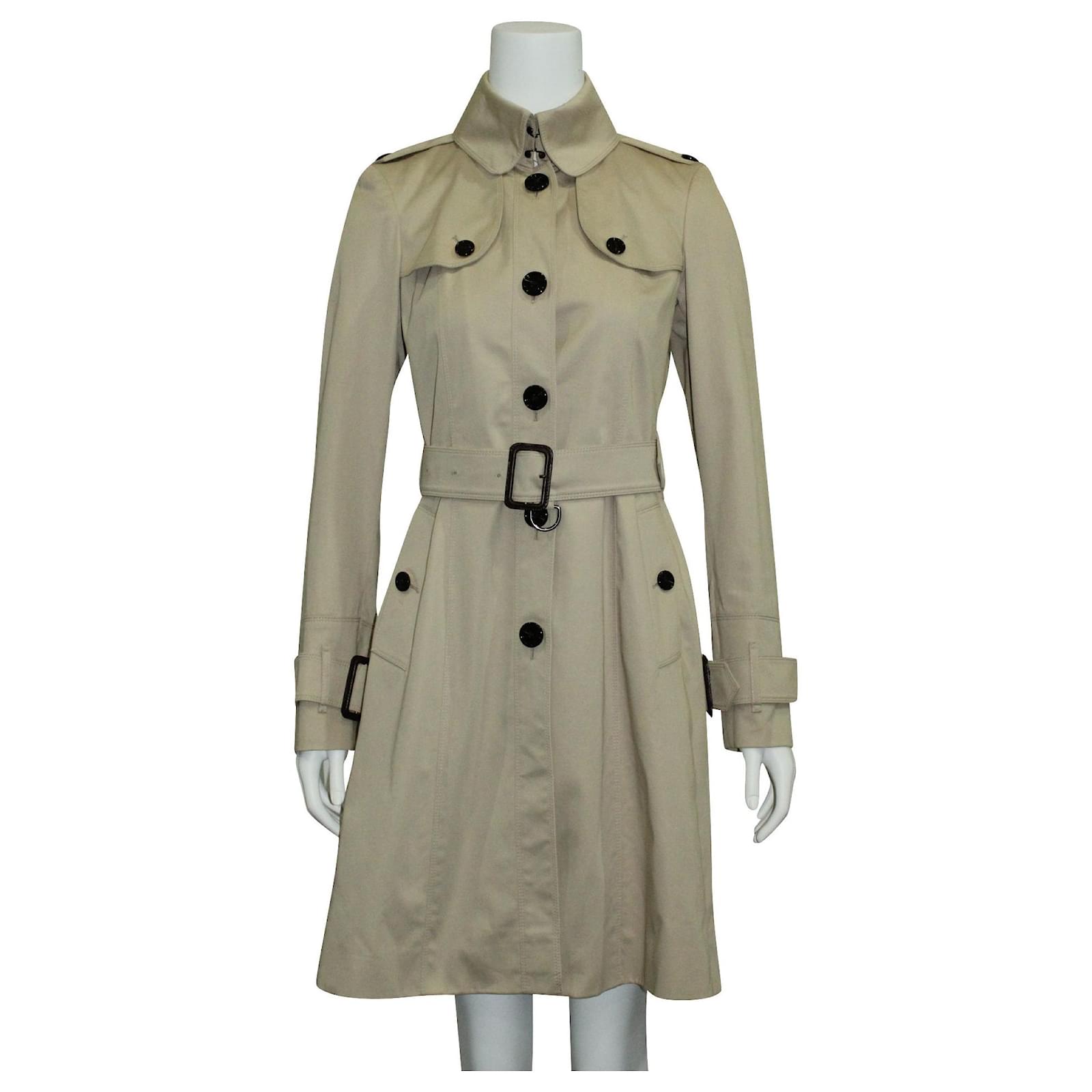 Burberry Beige trench coat Flesh Cotton ref.681916 Joli Closet