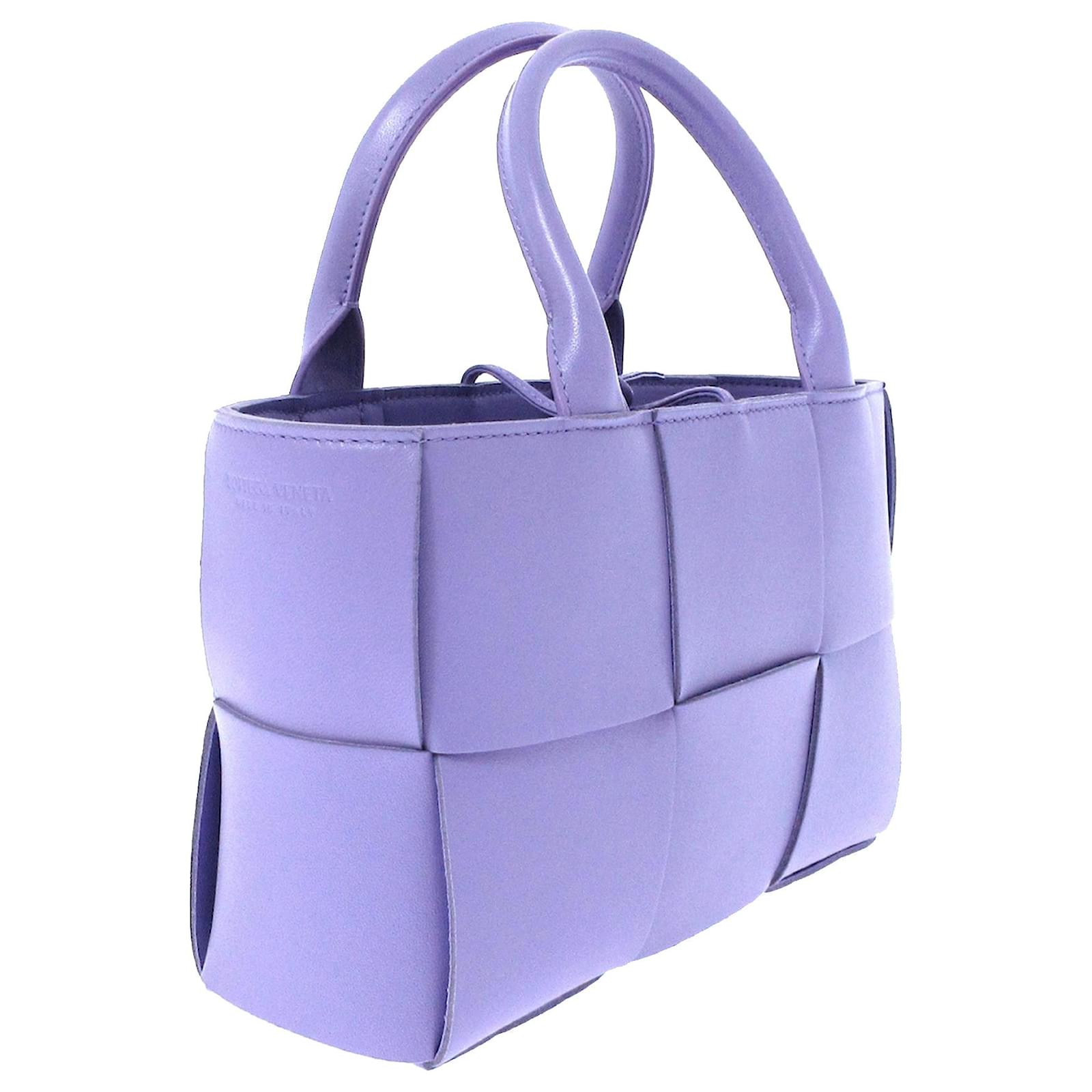 Bottega Veneta - Women's Mini Arco Tote Bag - Purple - Leather