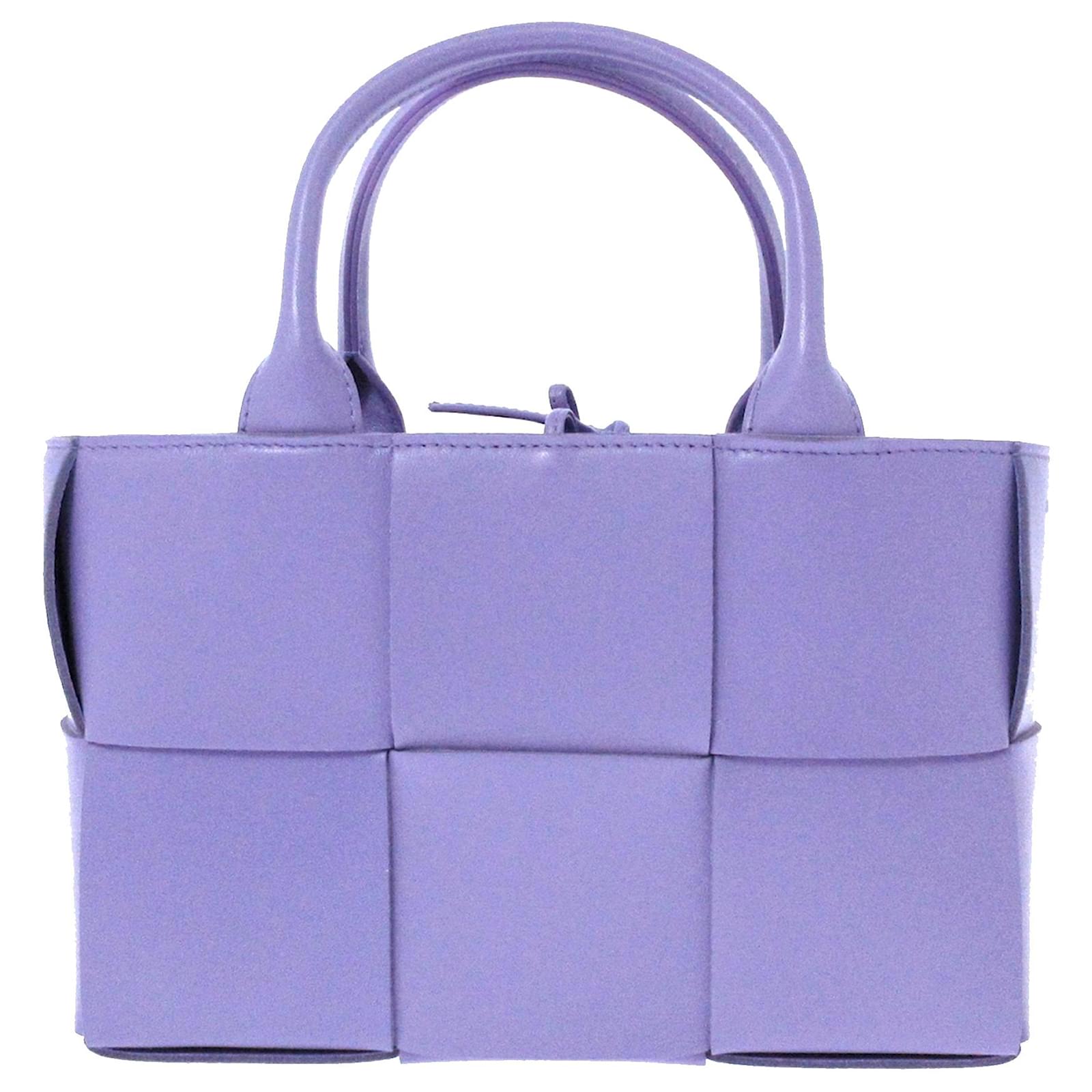 Bottega Veneta - Women's Mini Arco Tote Bag - Purple - Leather