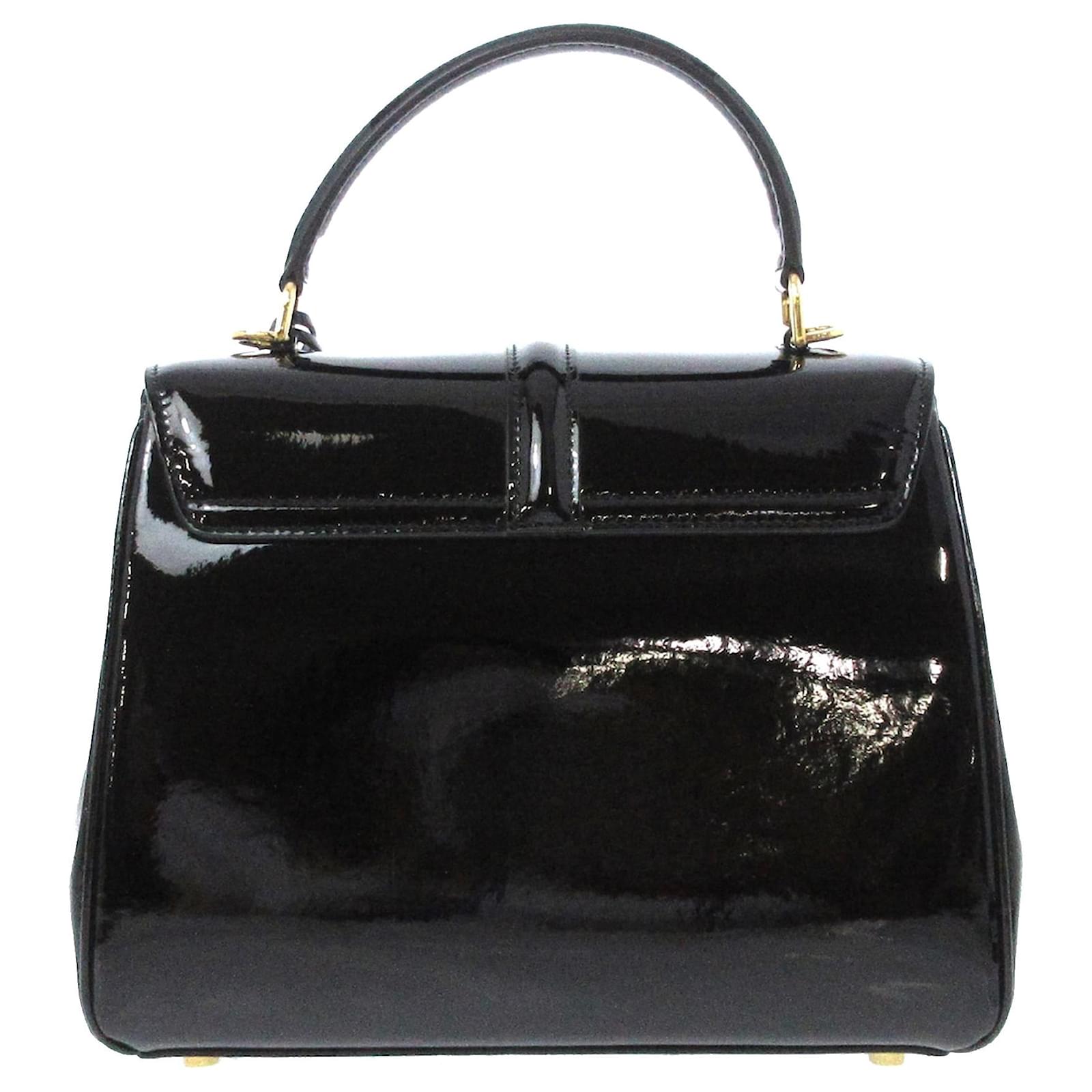 CELINE ジュディ フラットスリングバック_patent calfskin CELINE ジュディ フラットスリングバック / パテントカーフ