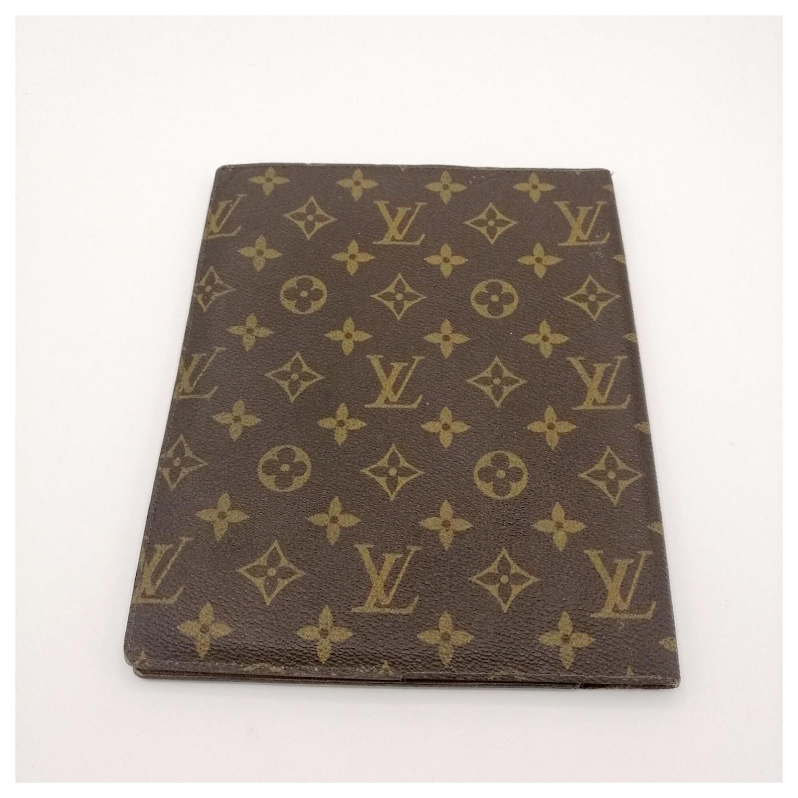 💚OFFERS?✓Authentic Louis Vuitton Wallet Diary Cover Brown