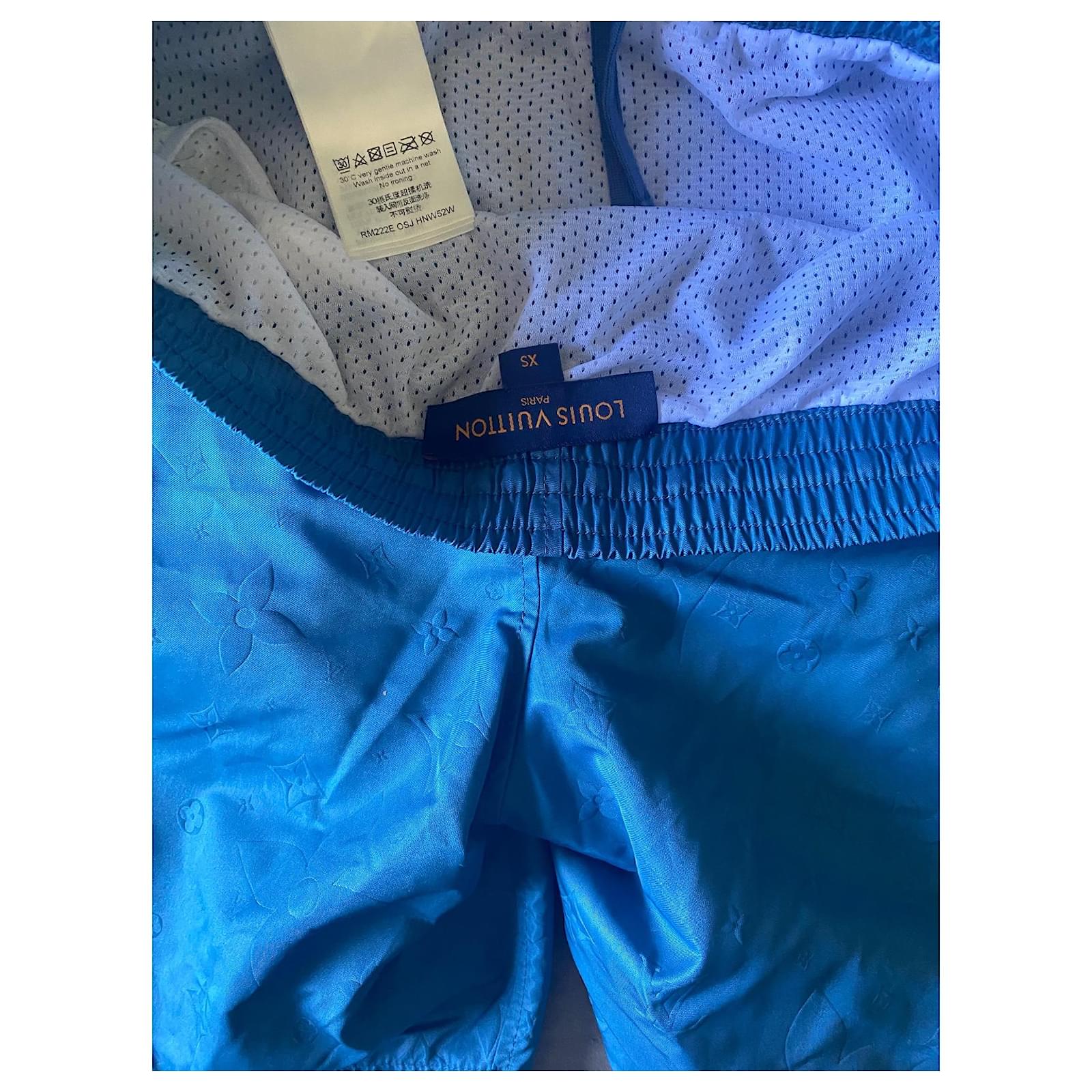 Louis Vuitton Pantaloncini da uomo Blu scuro Cotone ref.195861 - Joli Closet