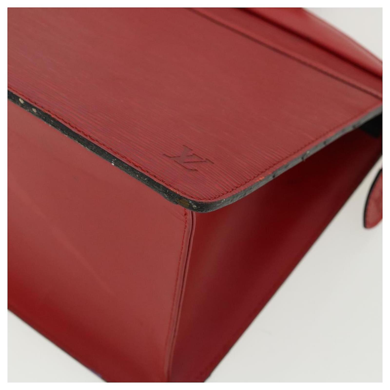 LOUIS VUITTON Epi Riviera Hand Bag Red M48187 LV Auth 48952