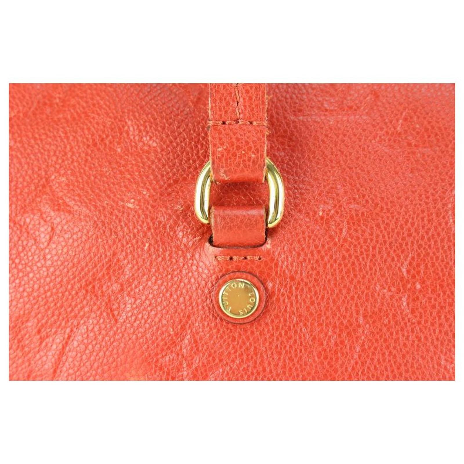 Louis Vuitton Ivory Empreinte Leather Lumineuse PM 2way Convertible Zip Bag 22L712