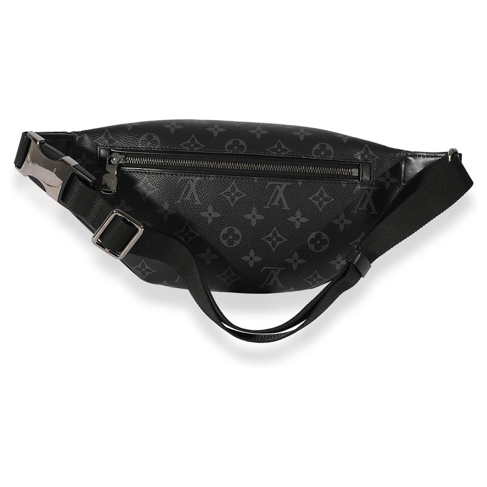 Louis Vuitton Discovery Bumbag Monogram Eclipse Black in Coated