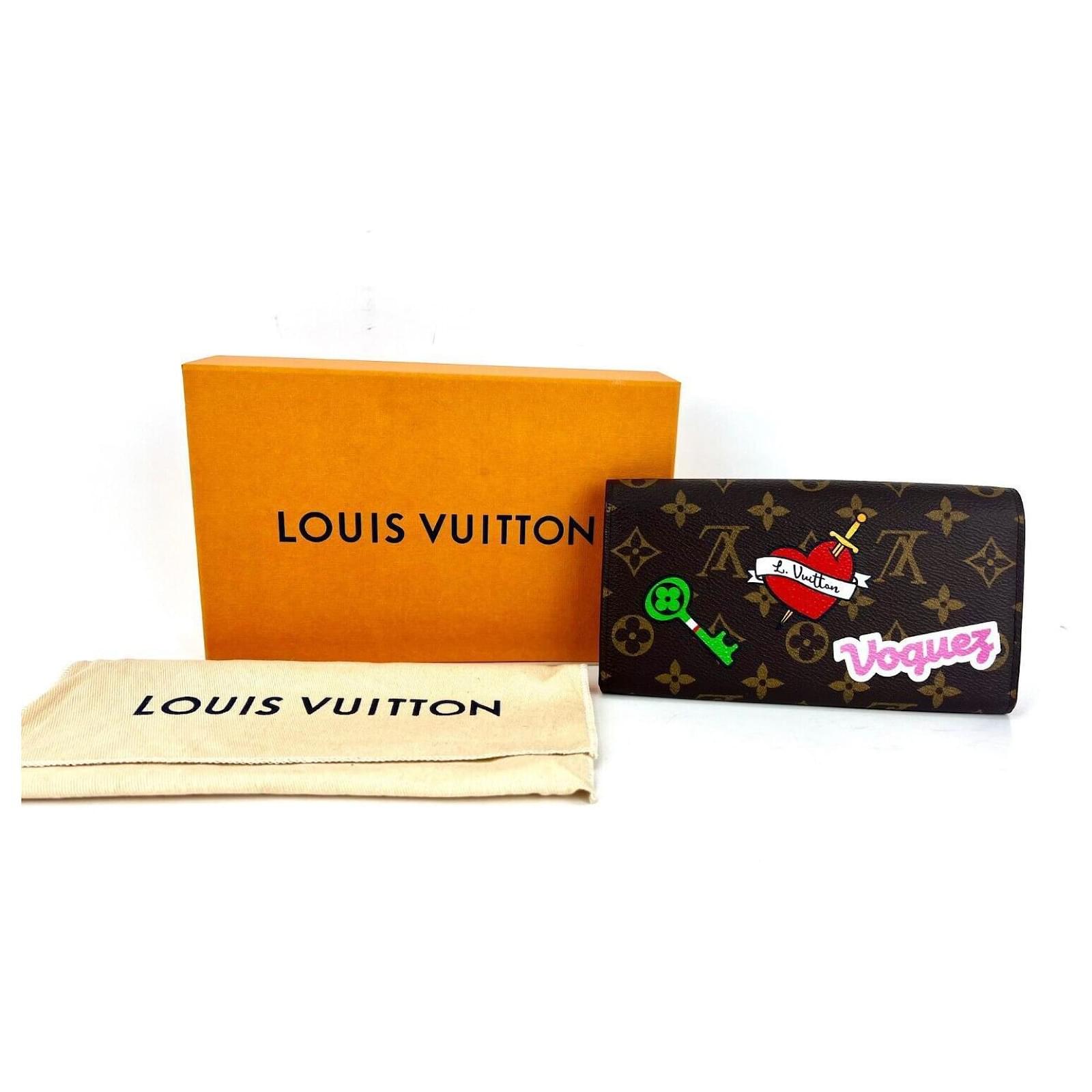 LIMITED EDITION Louis Vuitton Monogram World Tour Sarah Wallet