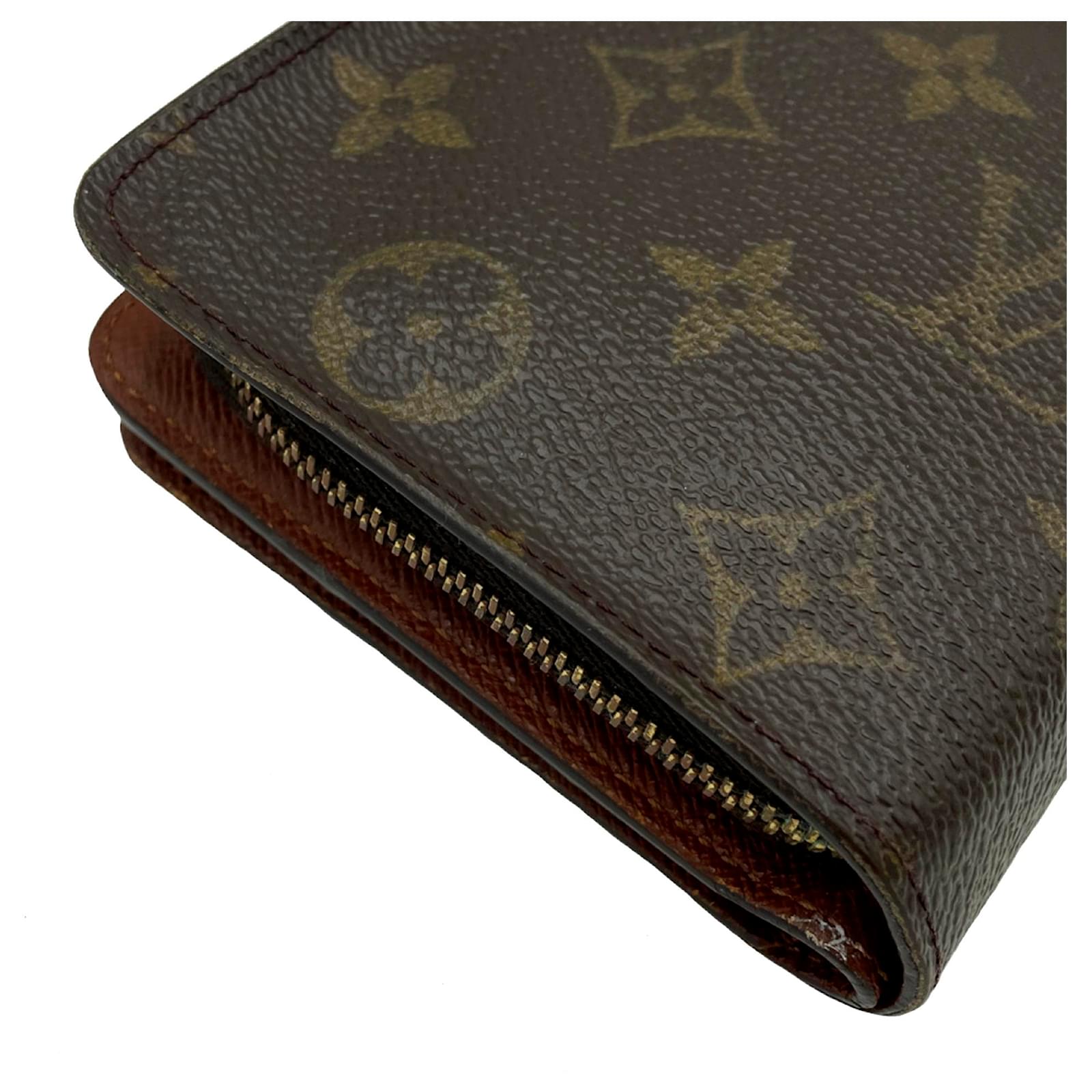 Louis Vuitton Brown Monogram Zippy Small Wallet Cloth ref.685414